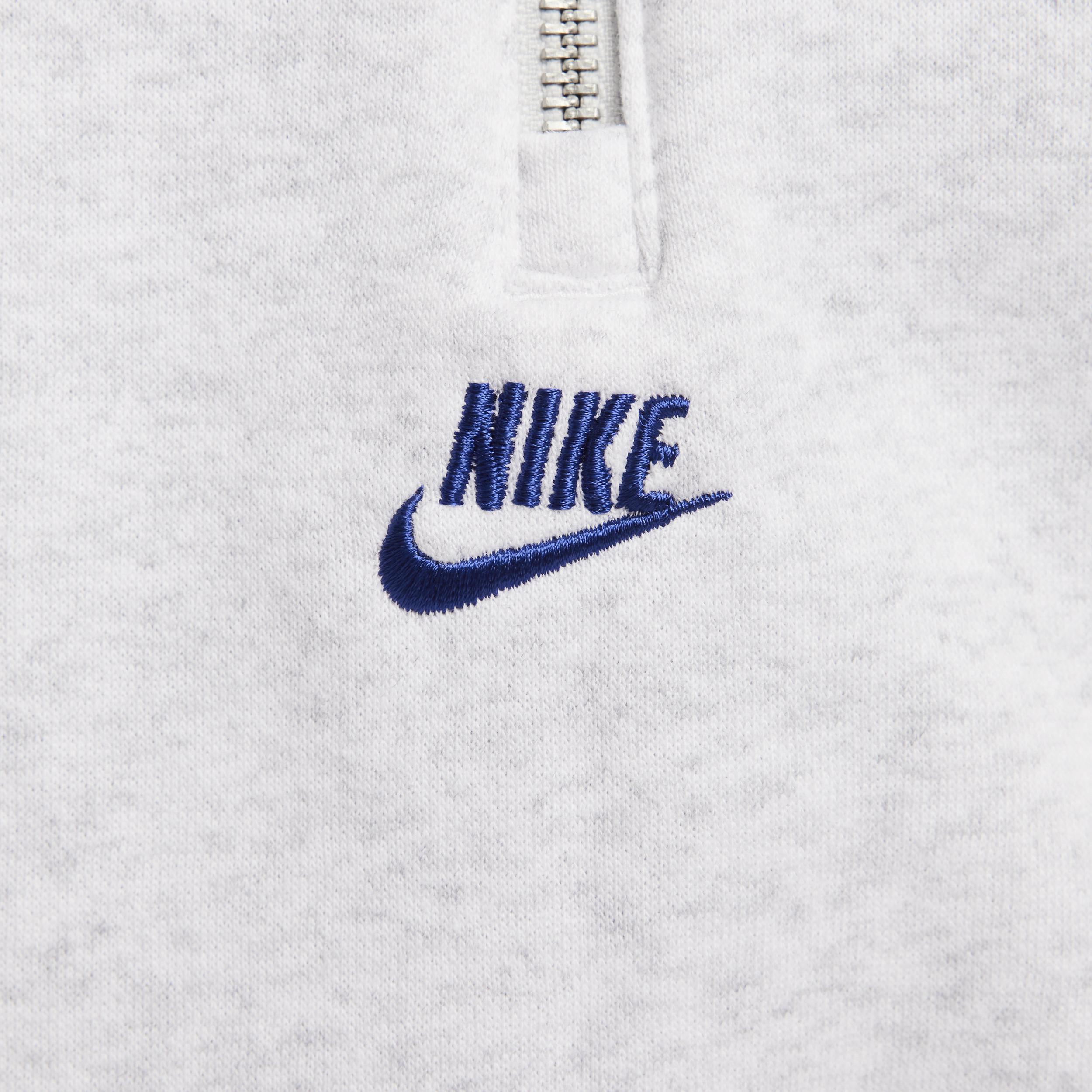 Nike Sportswear Women's Oversized 1/2-Zip Crop Fleece Sweatshirt Product Image