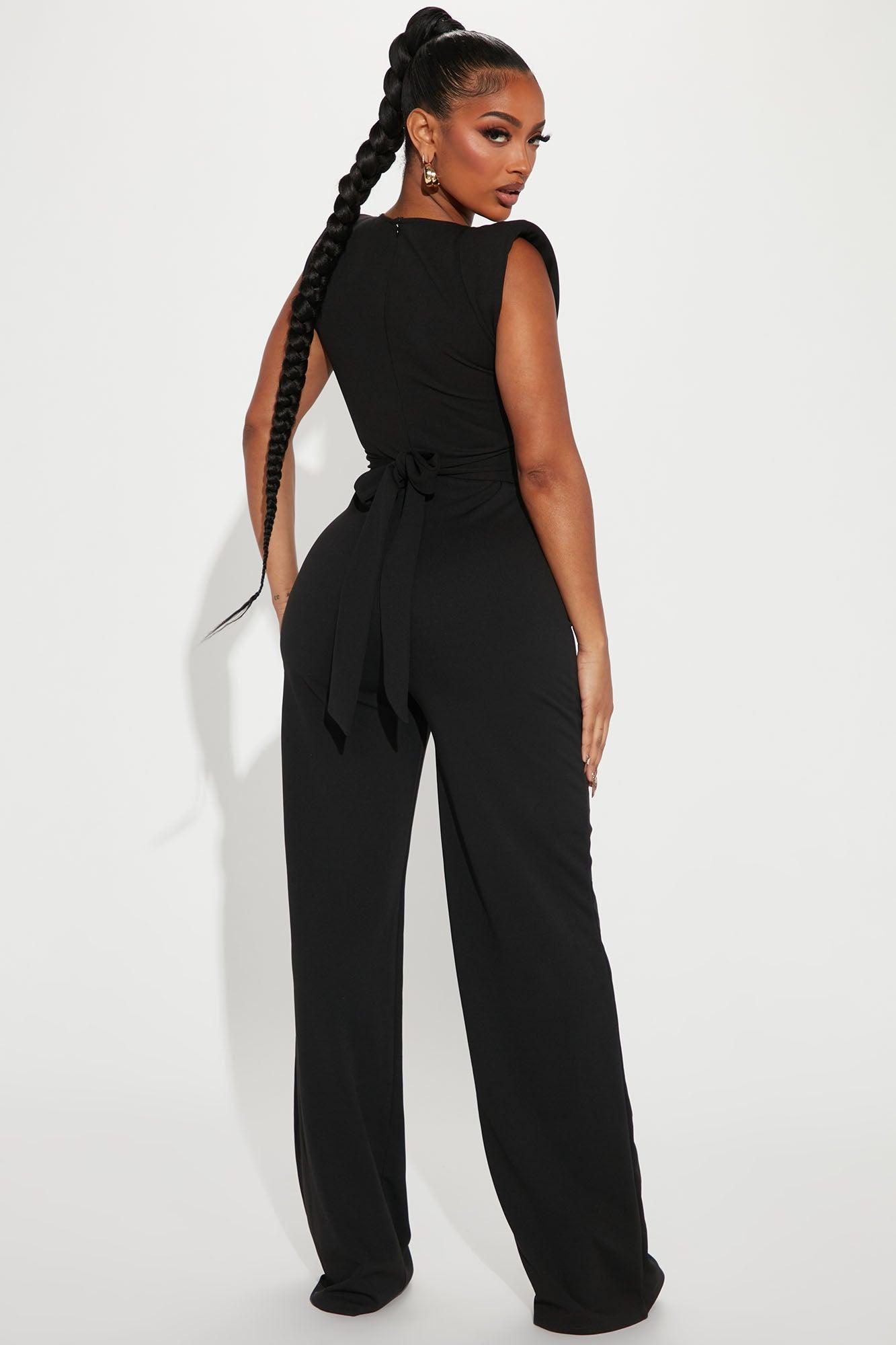 On Point Jumpsuit - Black Product Image