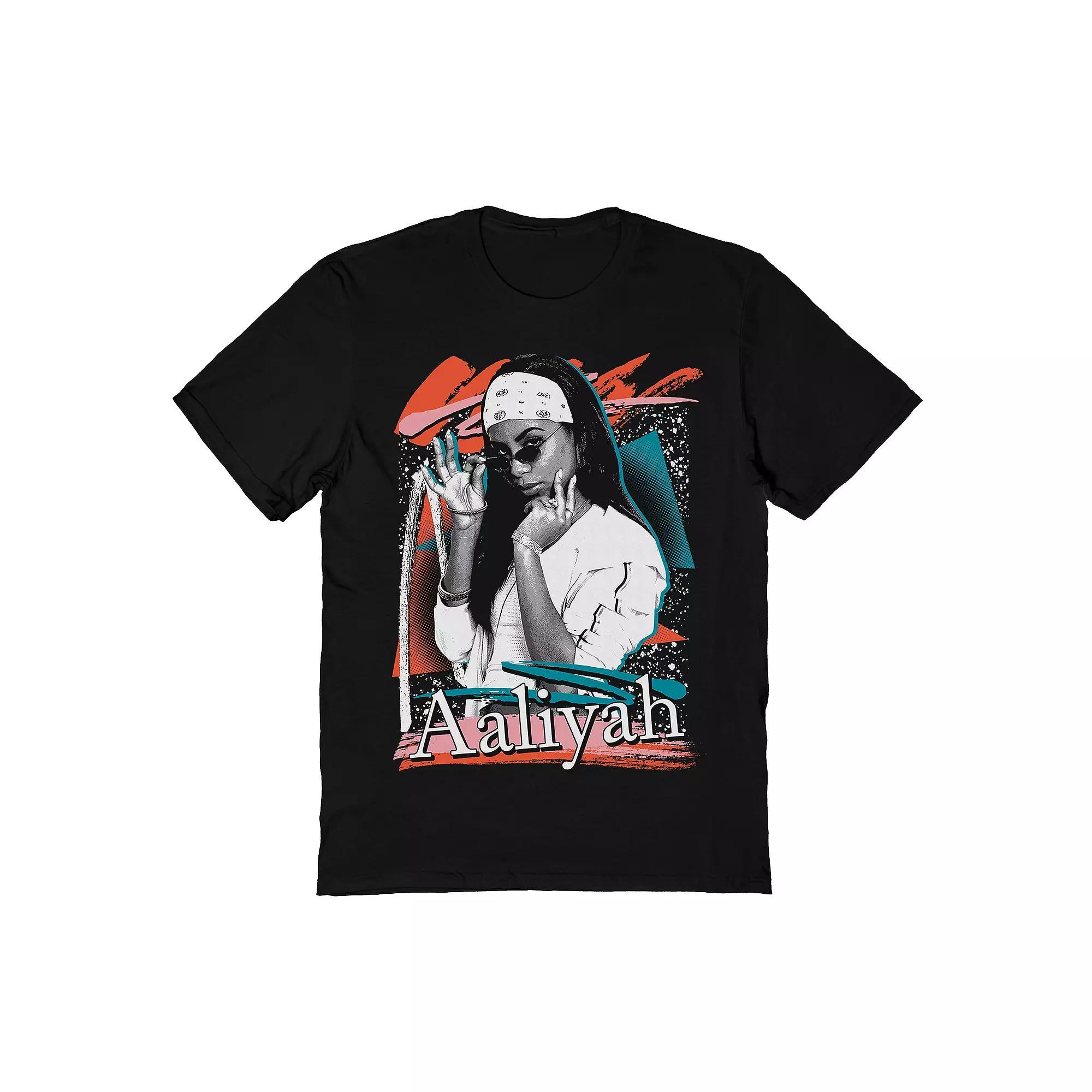 Men's Aaliyah Retro 2 Tee, Size: Small, Black Product Image