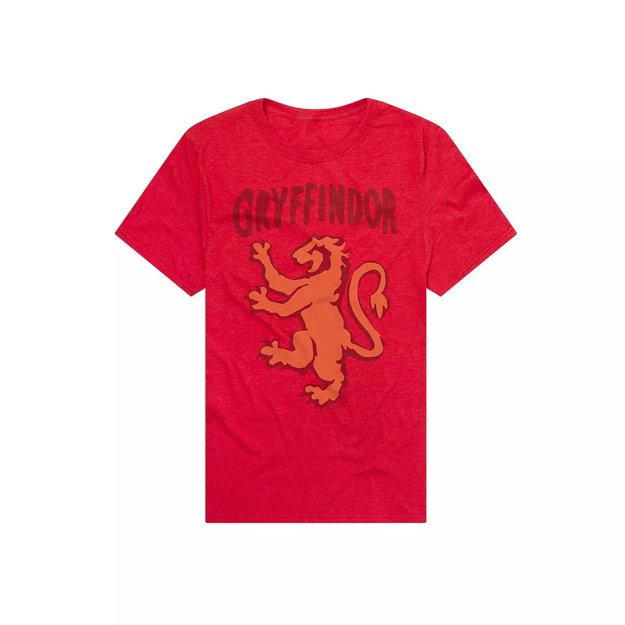 Men's Character Harry Potter Gryffindor Lion Sigil Graphic Tee,  Product Image