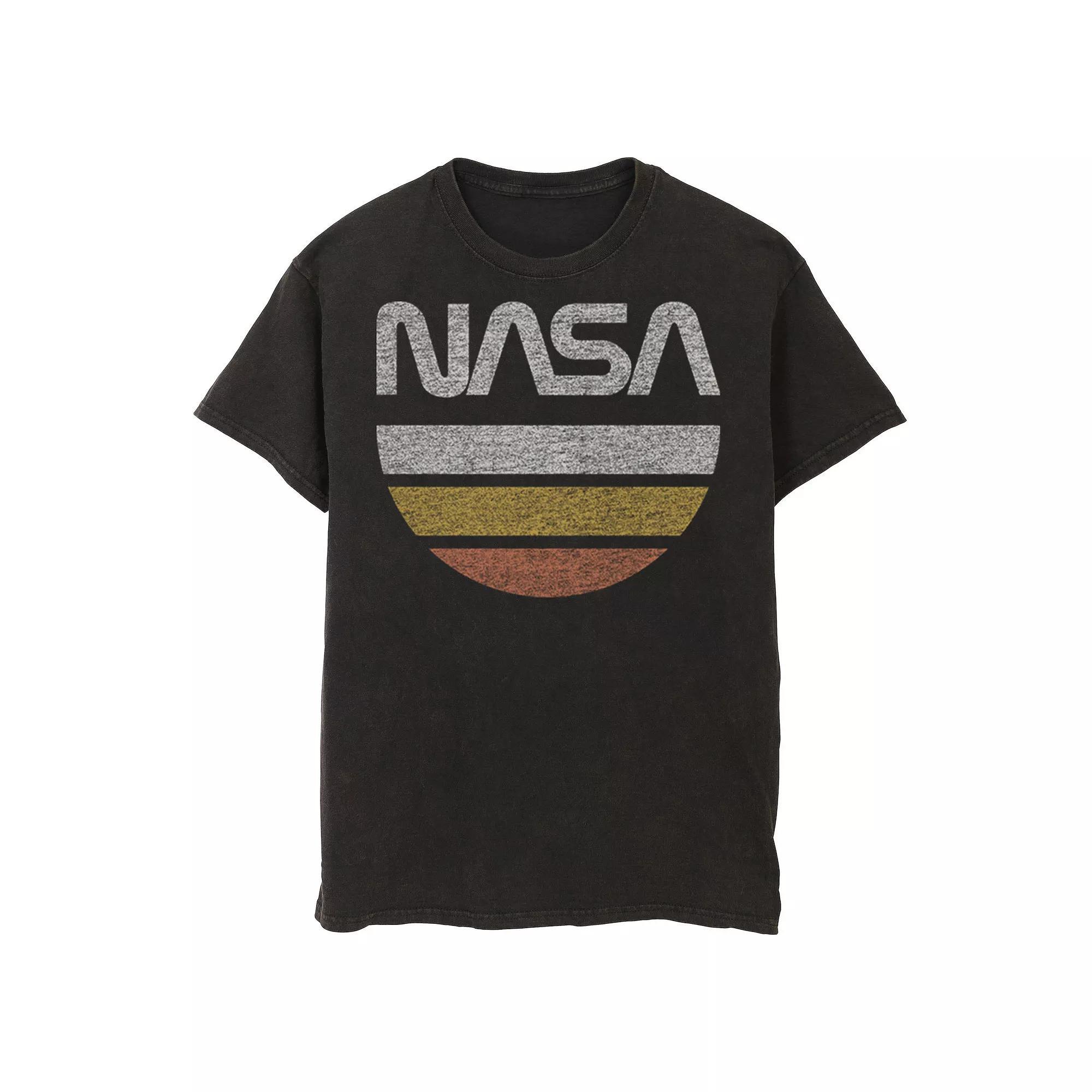 Men's NASA Half Moon Graphic Tee, Size: XXL, Black Product Image