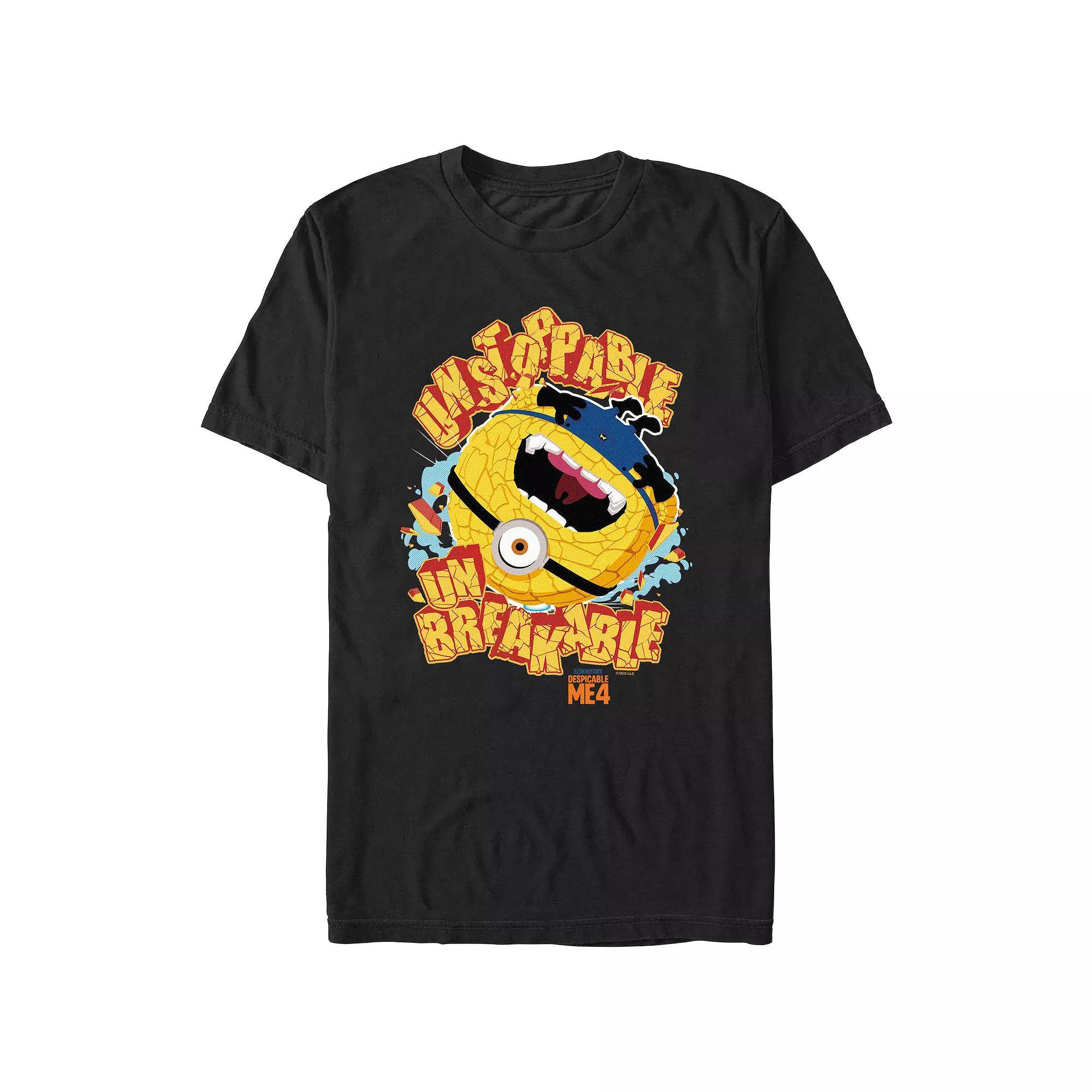 Men's Despicable Me 4 Unstoppable Graphic Tee, Size: Medium, Black Product Image