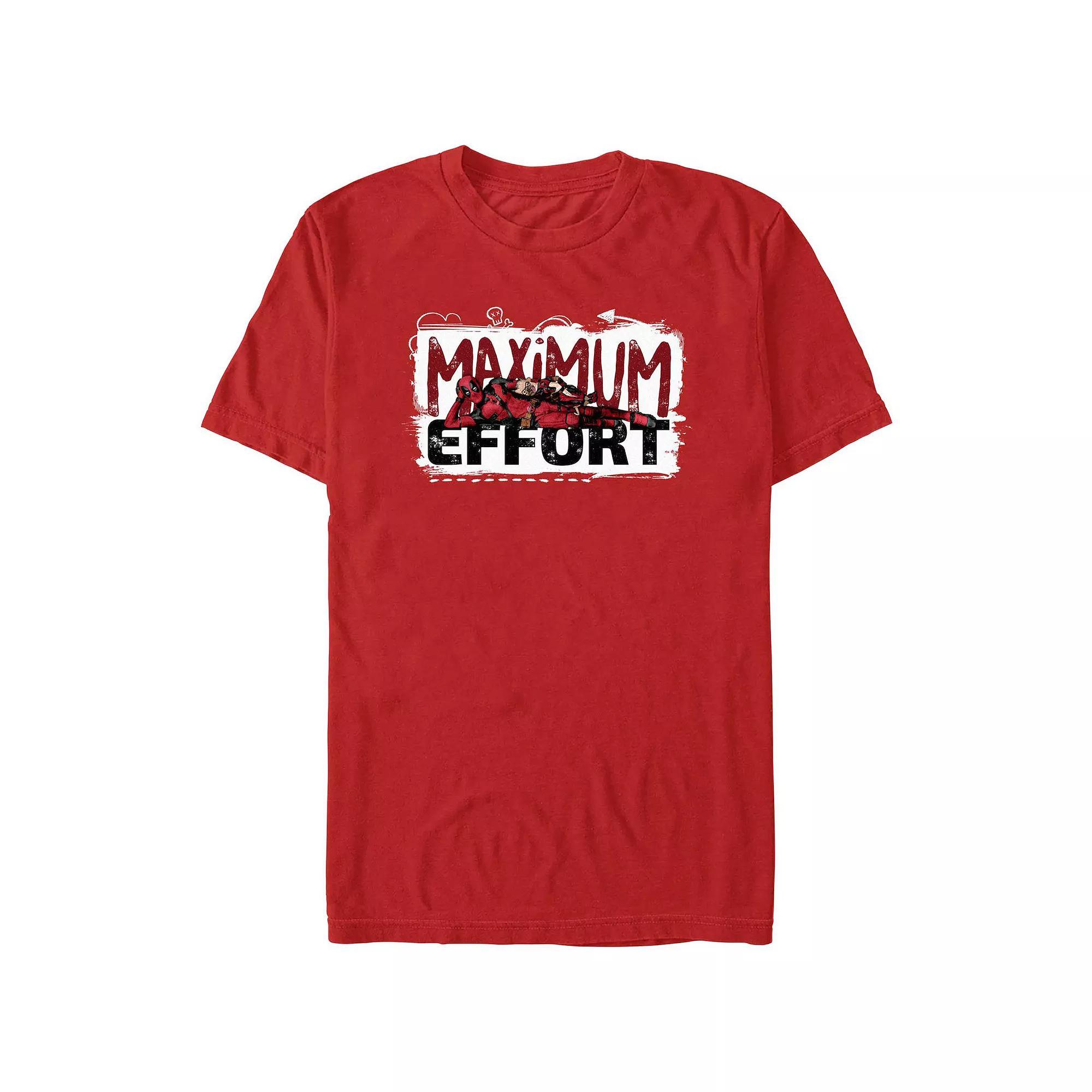 Men's Deadpool And Wolverine Dogpool Maximum Effort Graphic Tee,  Product Image
