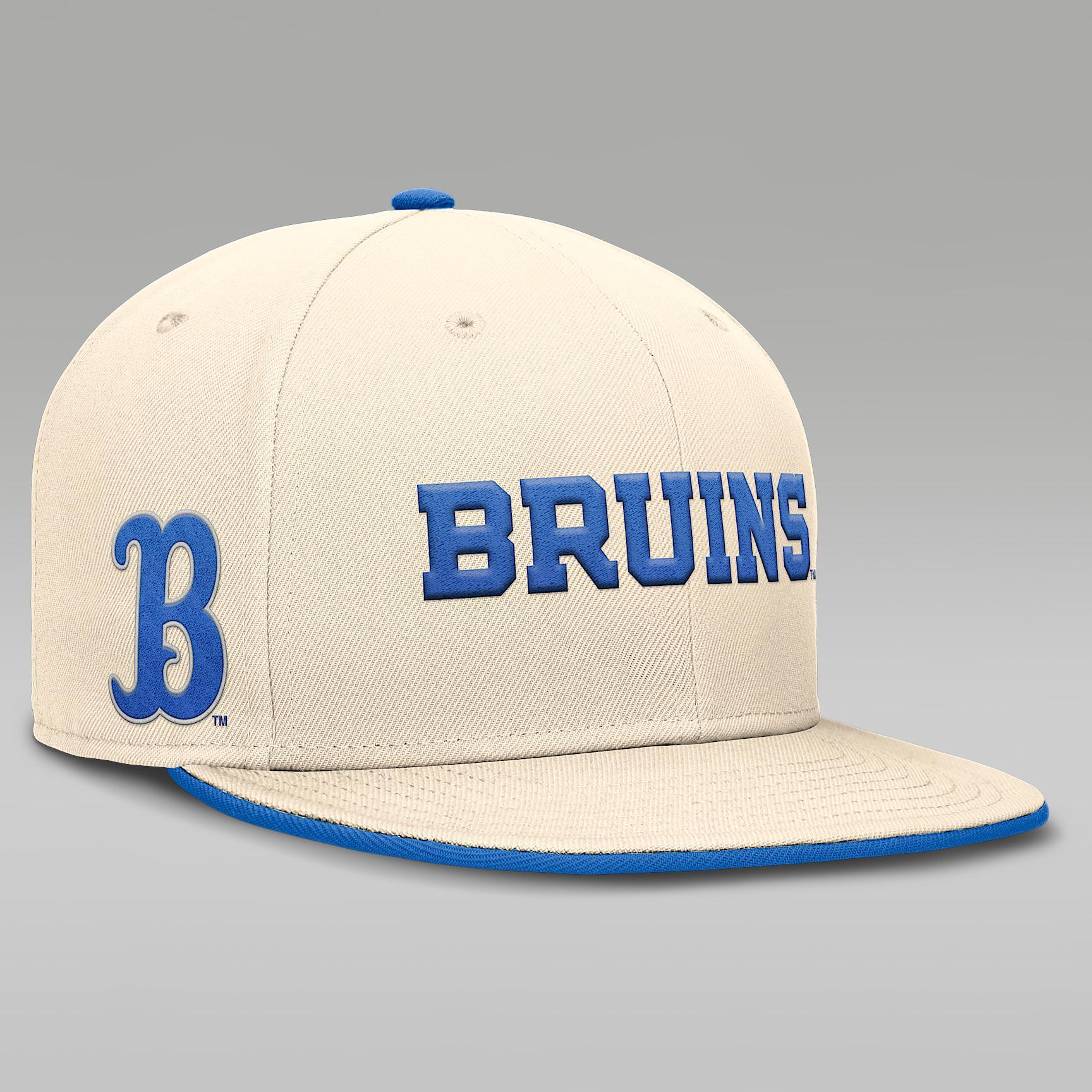 Mens UCLA Bruins Primetime True Jordan Brand Dri-FIT College Fitted Hat | JC110C3HUCL-4EN Product Image