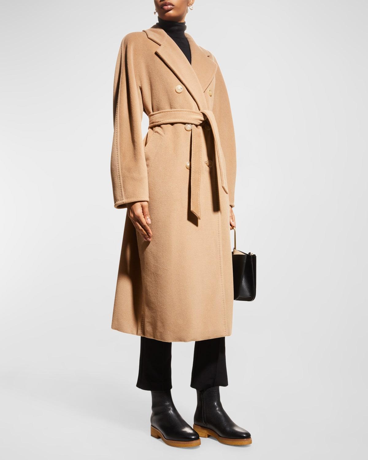 Wool-Cashmere Double-Breasted Madame Coat Product Image