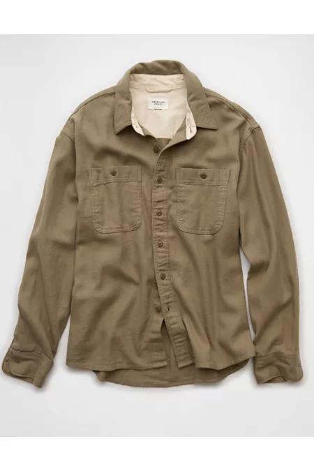 AE Textured Flannel Shirt Men's Product Image