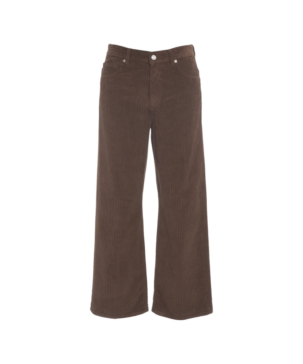 Wide leg cord pants Product Image
