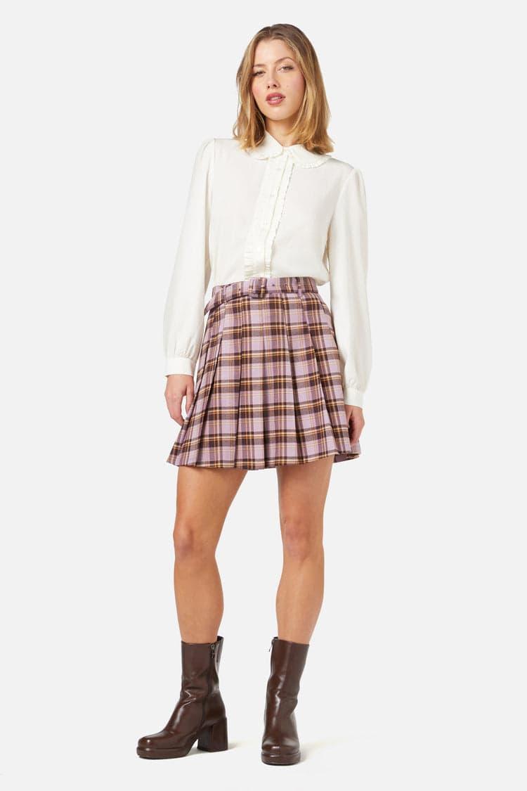 Jeannie Check Mini Skirt Product Image