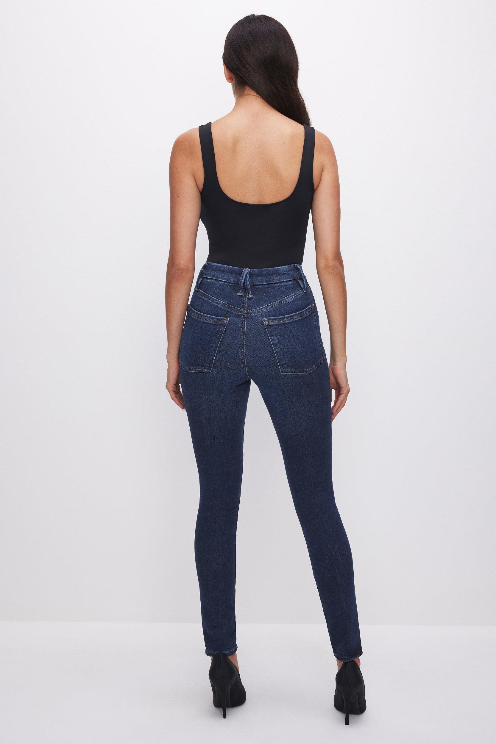POWER STRETCH PULL-ON SKINNY JEANS | INDIGO491 Product Image