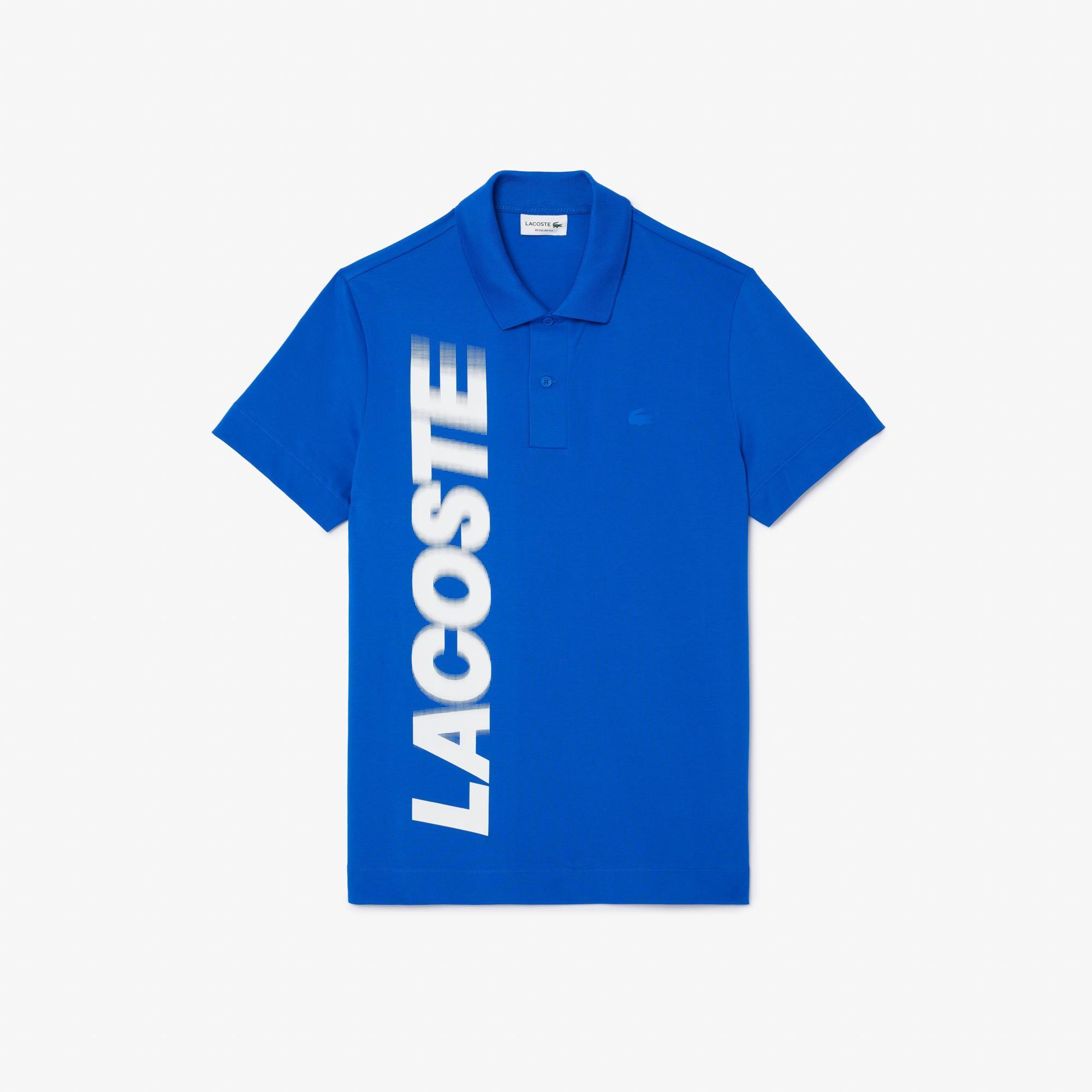 Men's Regular Fit Lacoste Movement Printed Polo Product Image