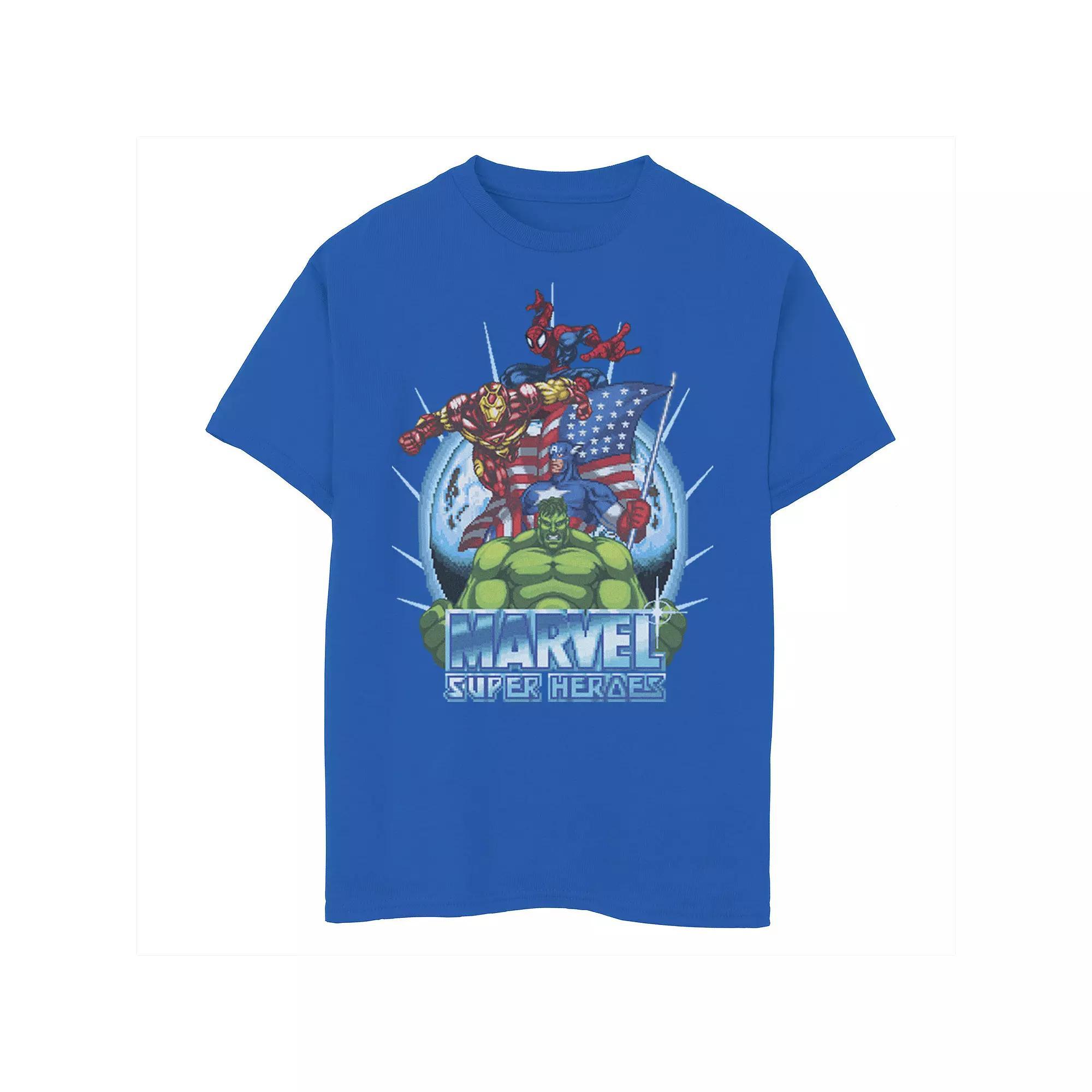 Boys Marvel Spider-Man Web Swing 8th Birthday Husky Graphic Tee, Boy's,  Product Image