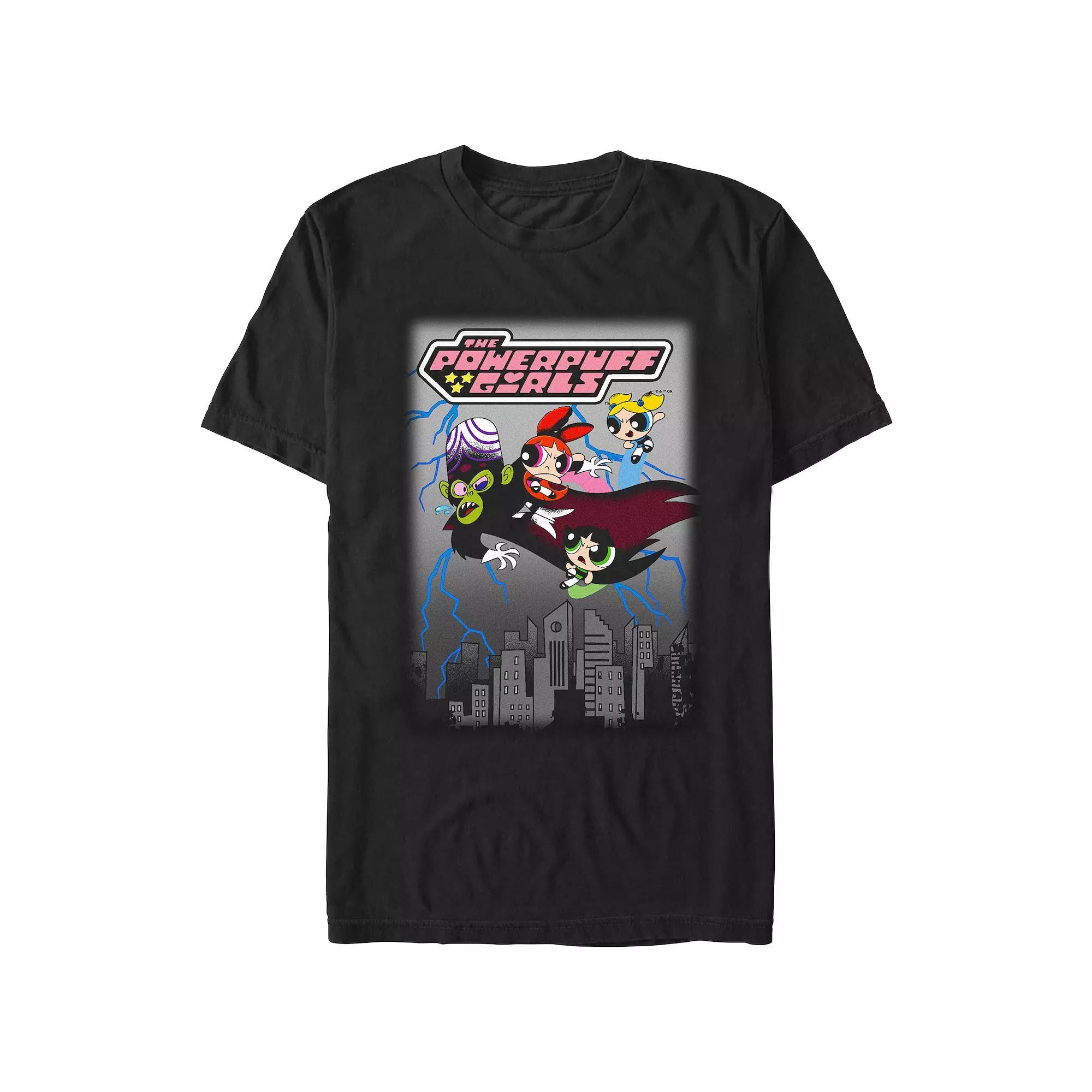 Men's The Powerpuff Girls Defeat Mojo Jojo Graphic Tee,  Product Image