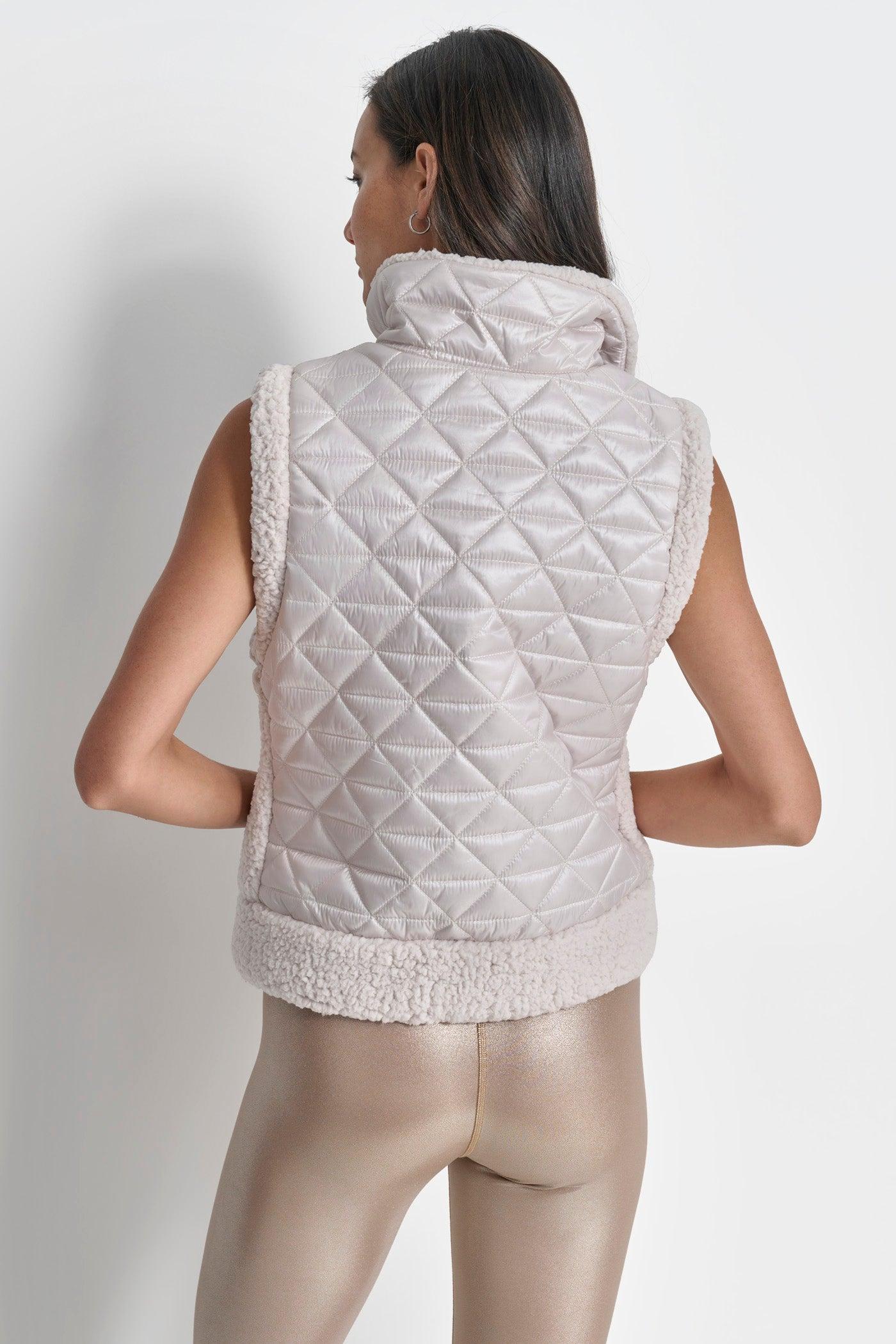 DIAMOND QUILTED PUFFER VEST Product Image
