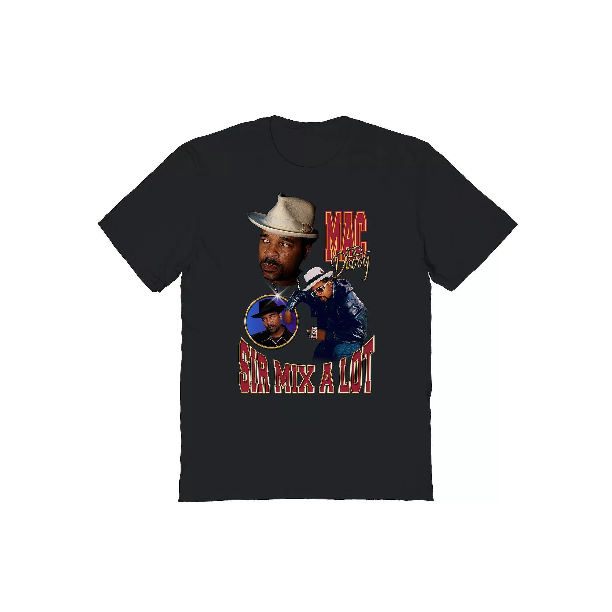 Men's Graphic Tee Throw Back, Size: Small, Black Product Image