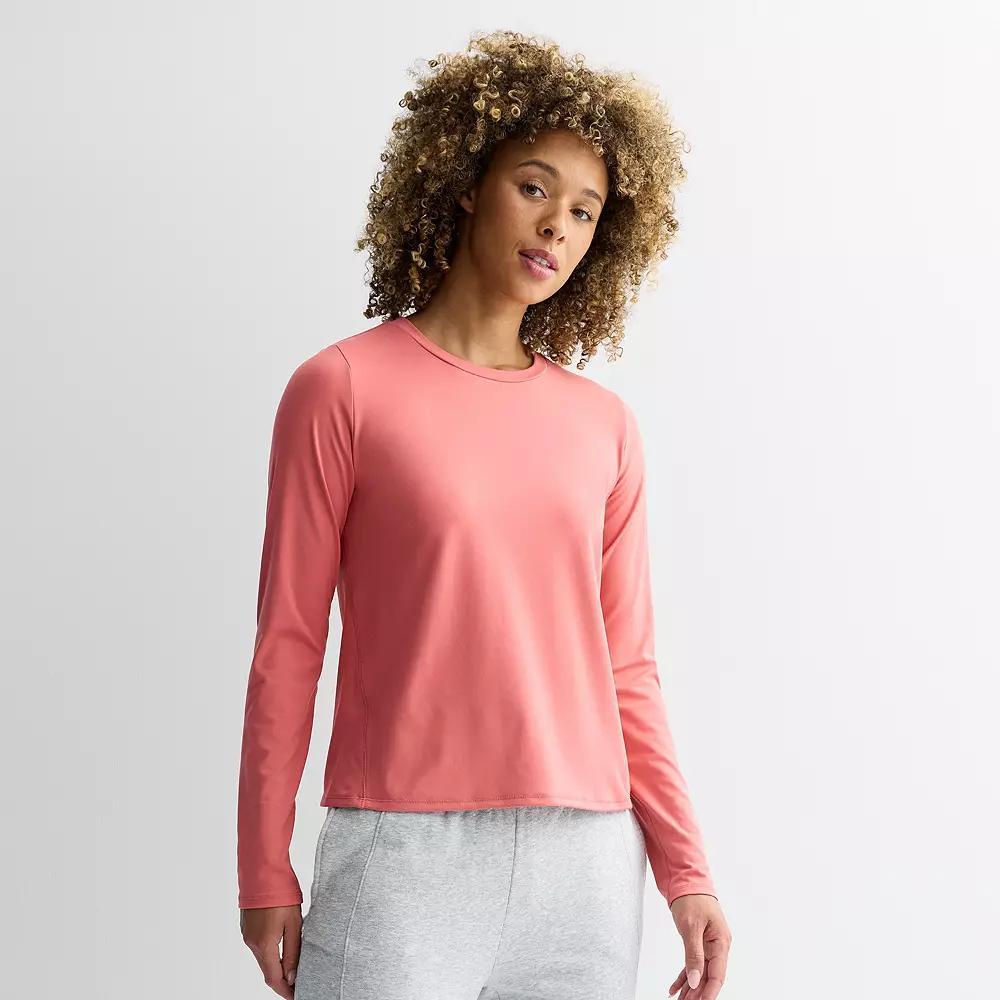 Women's Tek Gear® Essential Soft Long Sleeve Top,  Product Image