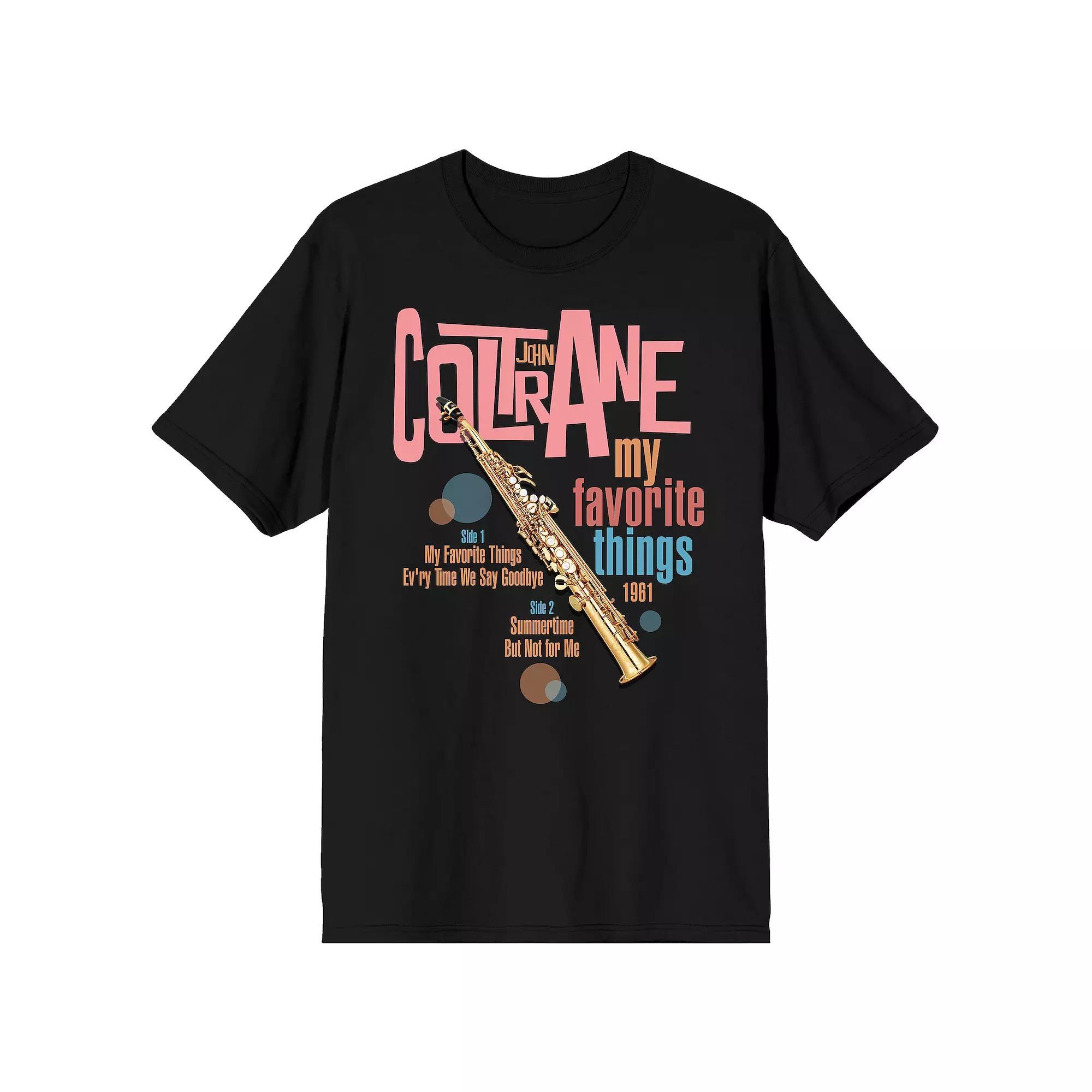 Men's John Coltrane My Favorite Graphic Tee, Size: XL, Black Product Image