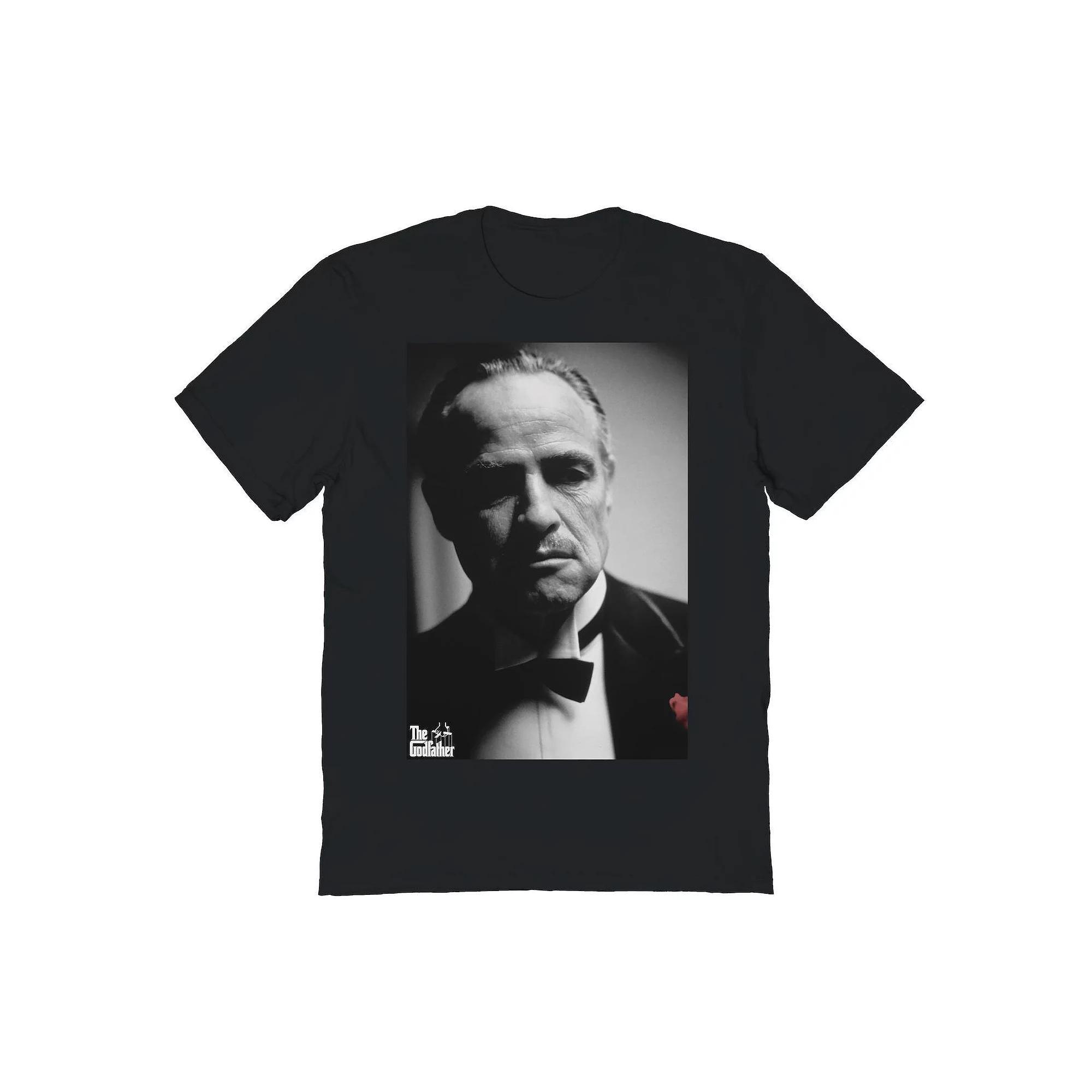Men's The Godfather Close Up Don Graphic Tee, Size: XXL, Black Product Image