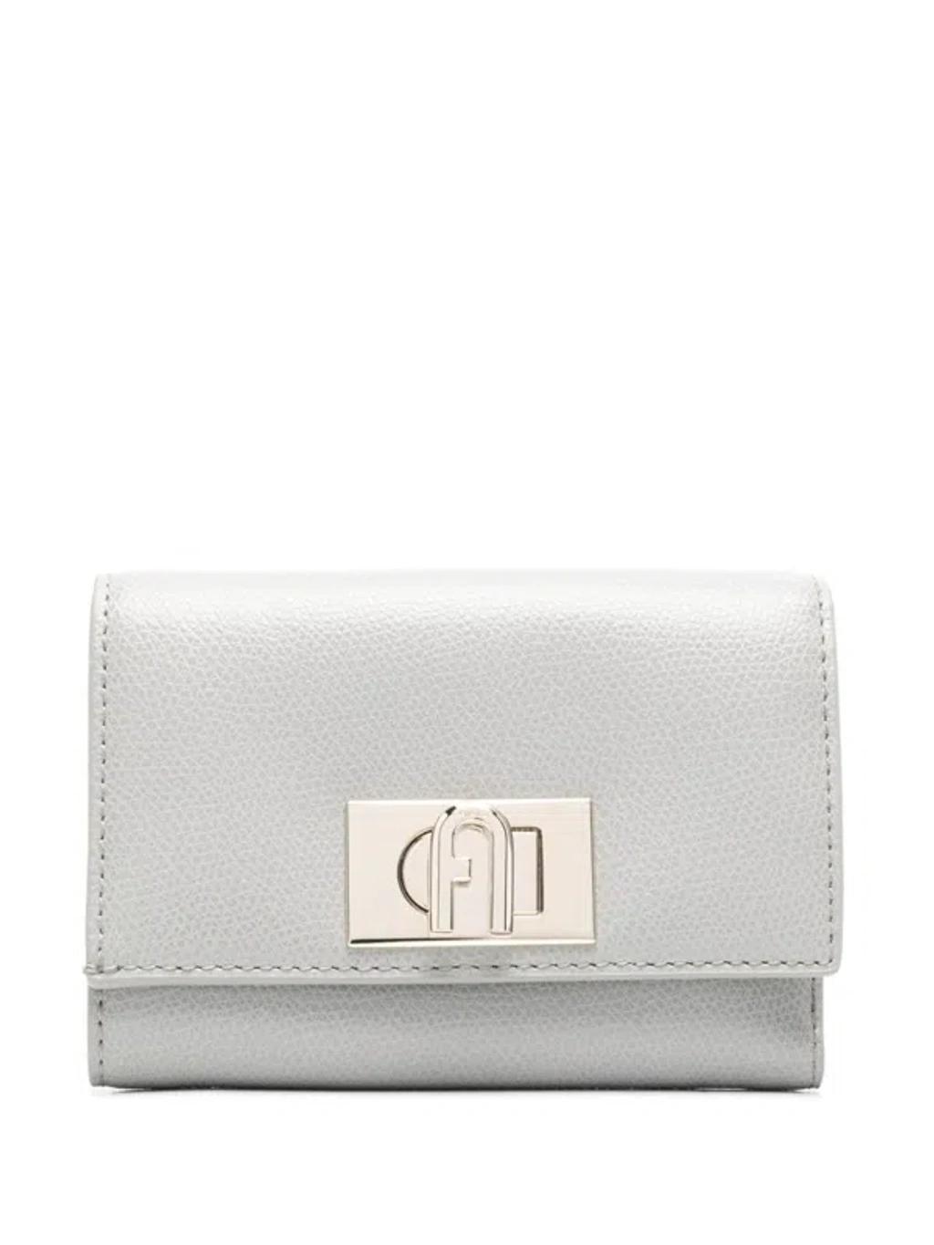 FURLA Medium 1927 Wallet In Grey Product Image