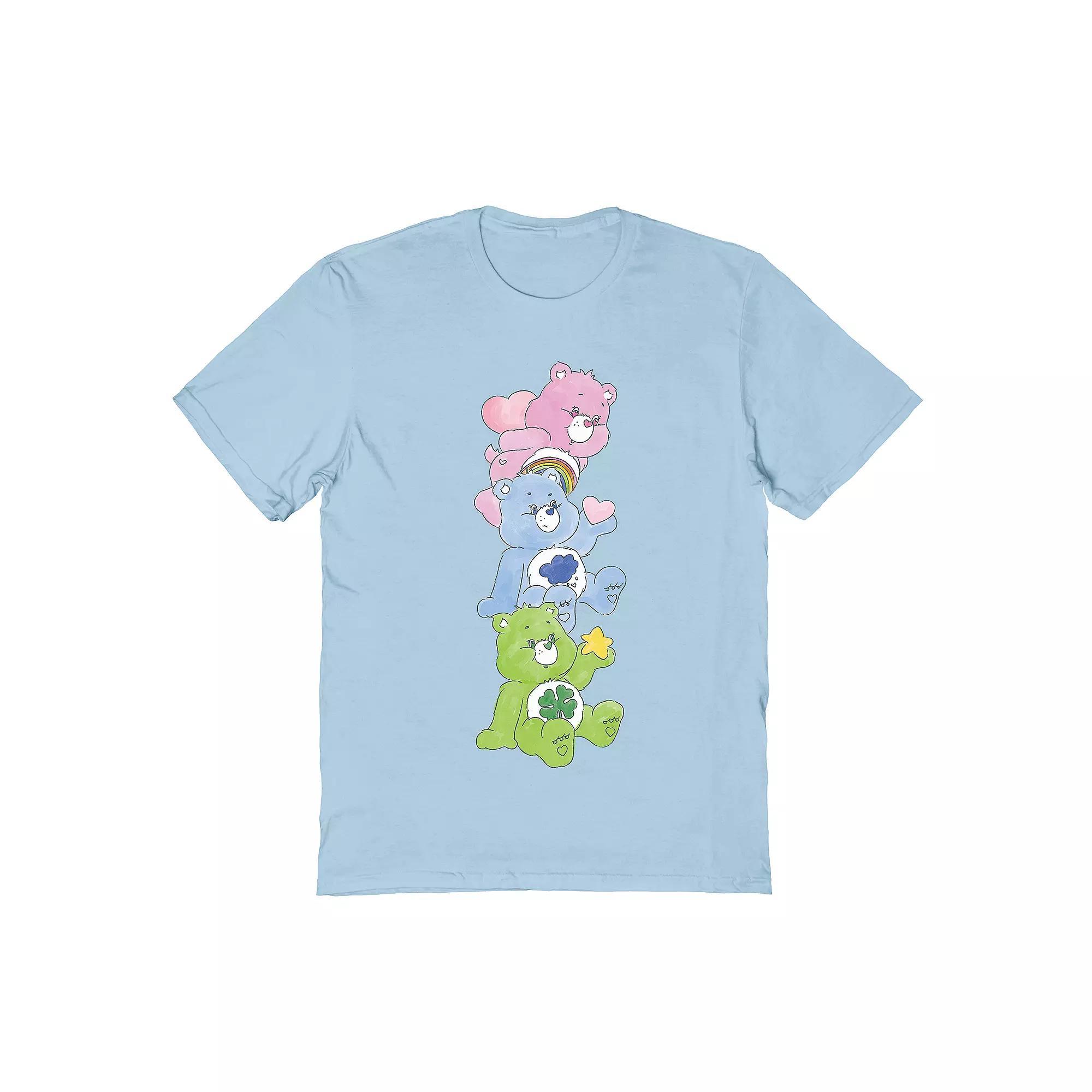 Men's Care Bear T-Shirt, Size: XXL, Light Blue Product Image