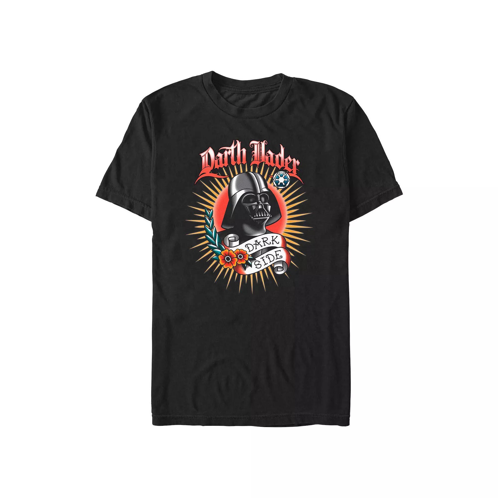 Big & Tall Star Wars Darth Vader Tattoo Graphic Tee, Men's,  Product Image