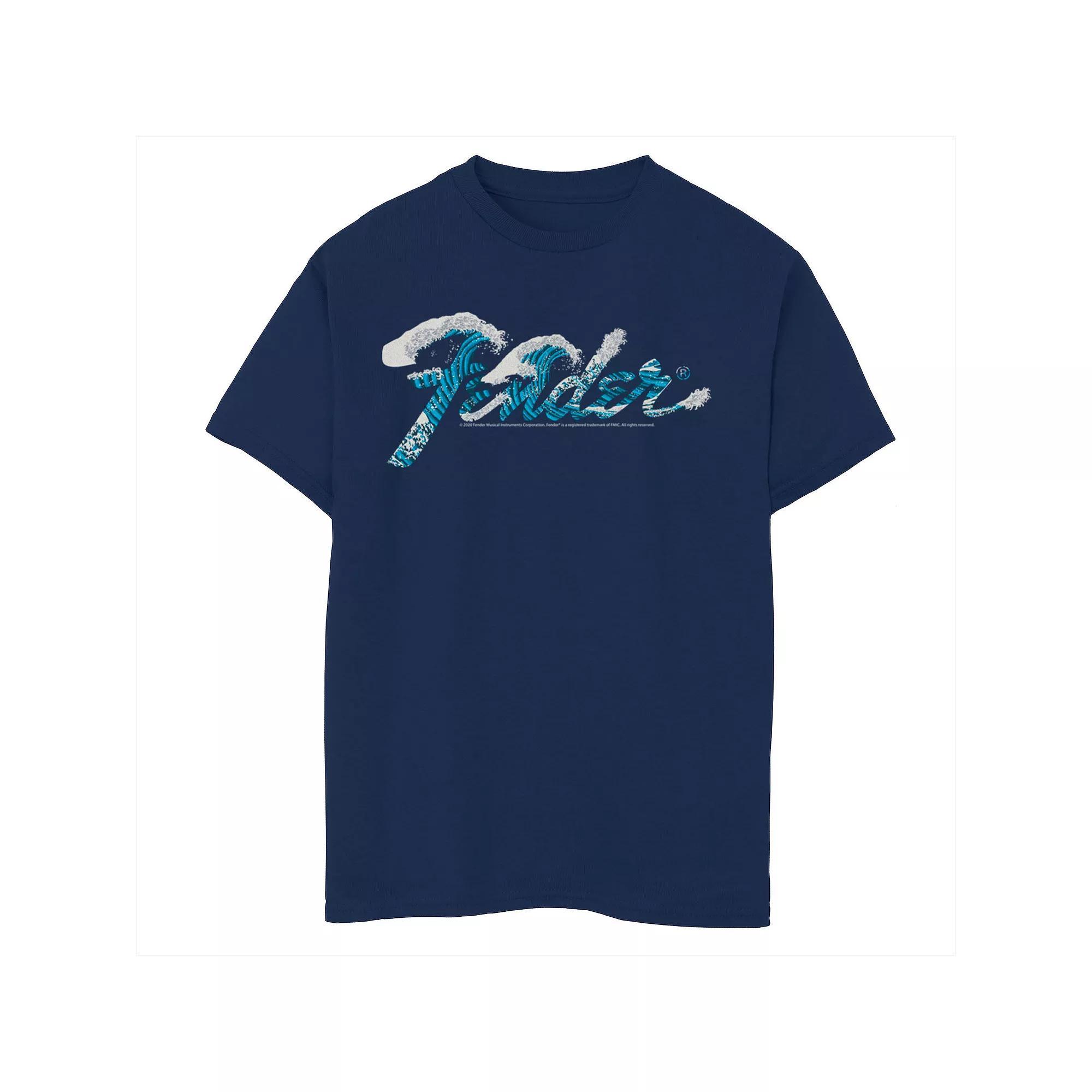 Boys 8-20 Fender Wah Wah Wave Logo Tee, Boy's,  Product Image