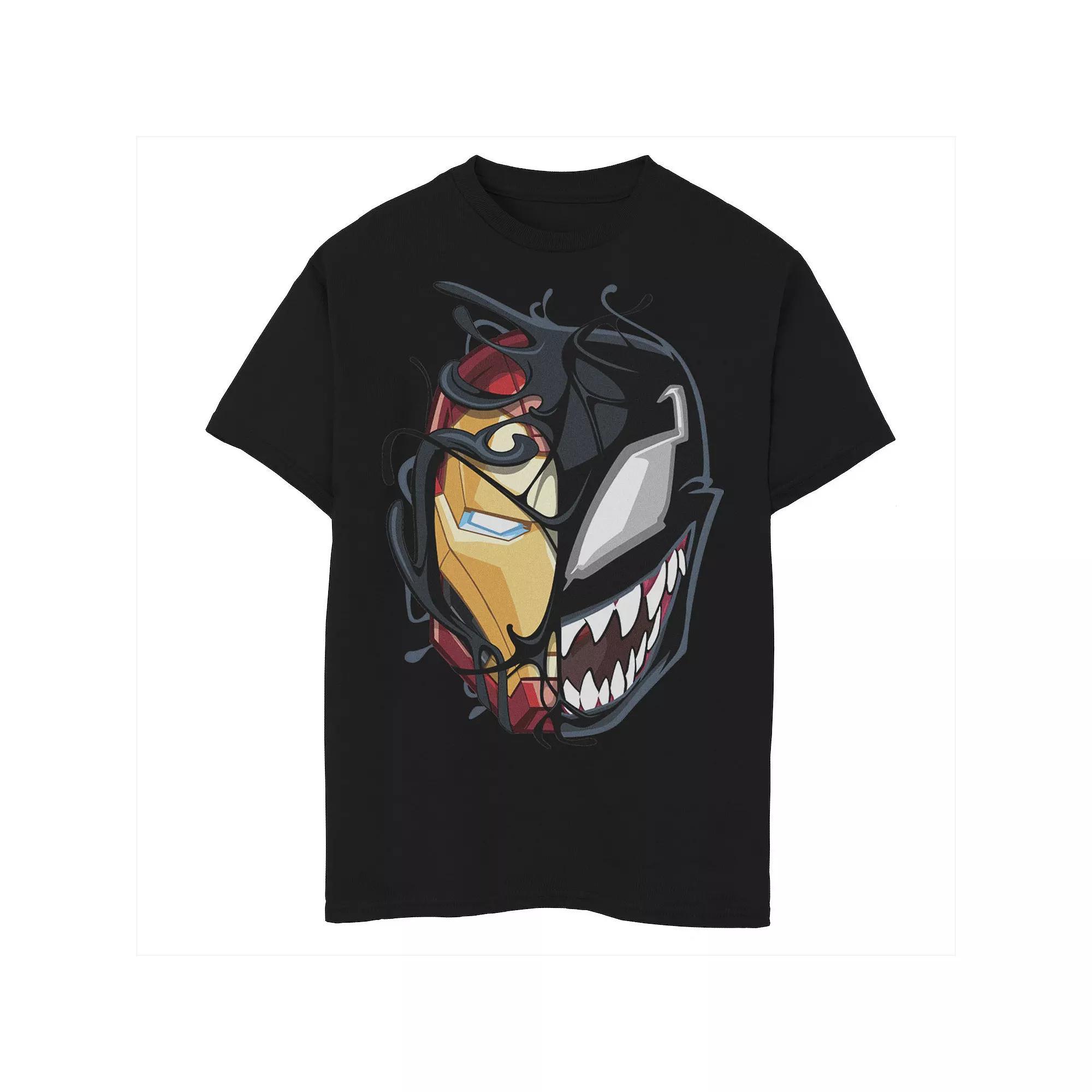 Boys 6-20 Marvel Iron Man Venom Split Face Graphic Tee, Boy's,  Product Image