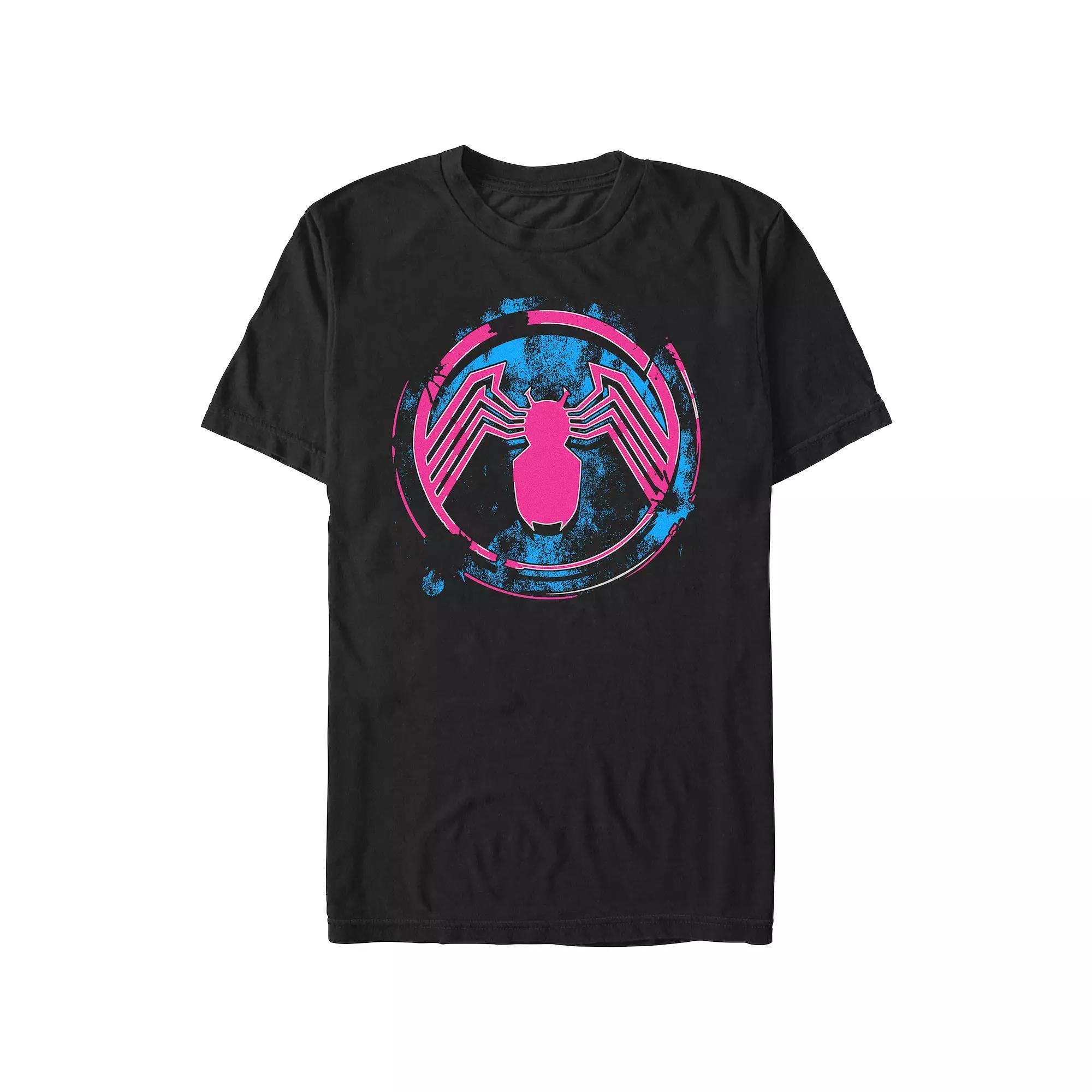 Men's Spider-Man Venom Emblem Graphic Tee, Size: Medium, Black Product Image