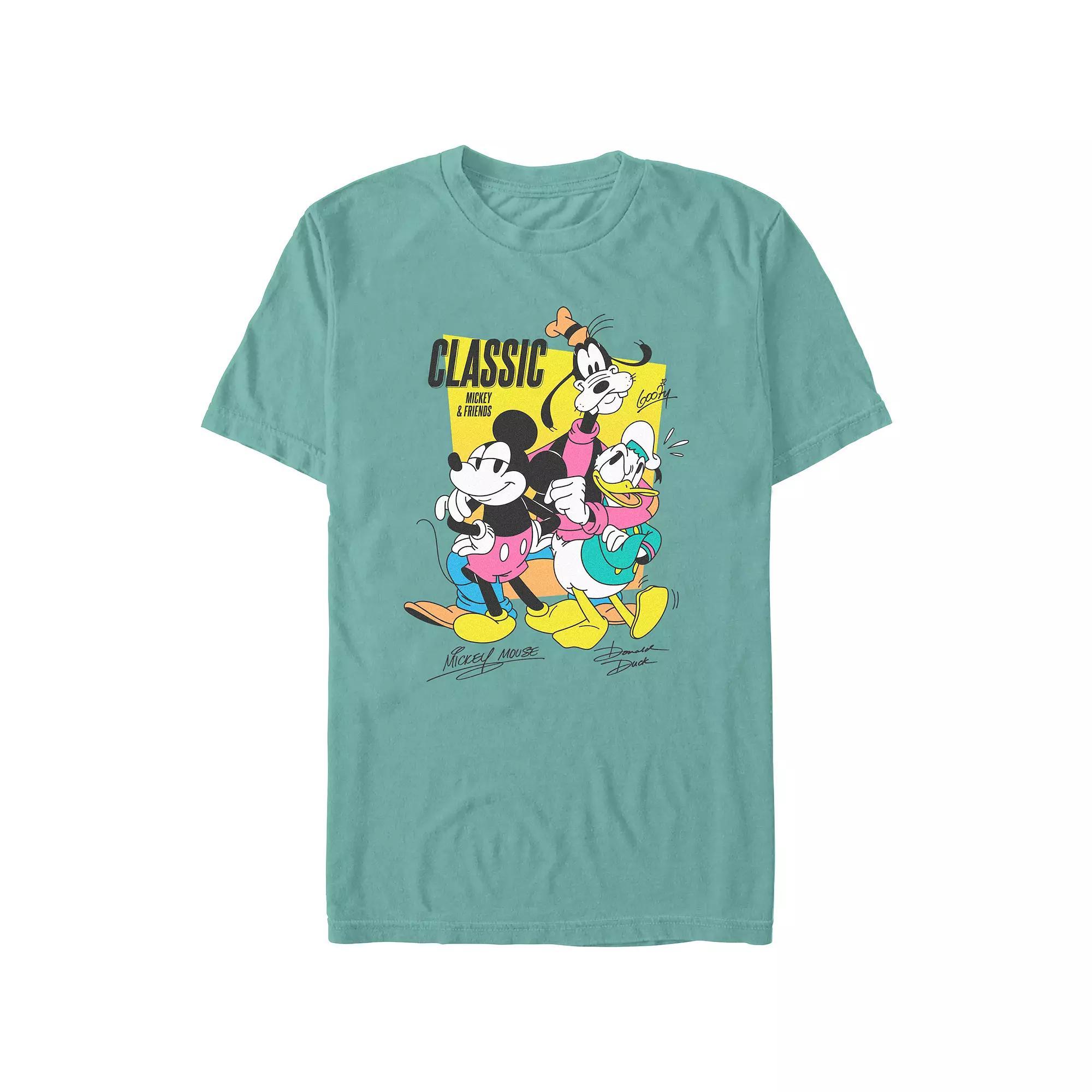 Men's Comfort Colors® Disney's Mickey Mouse And Friends Signatures Graphic Tee, Size: XXL, Foam Product Image