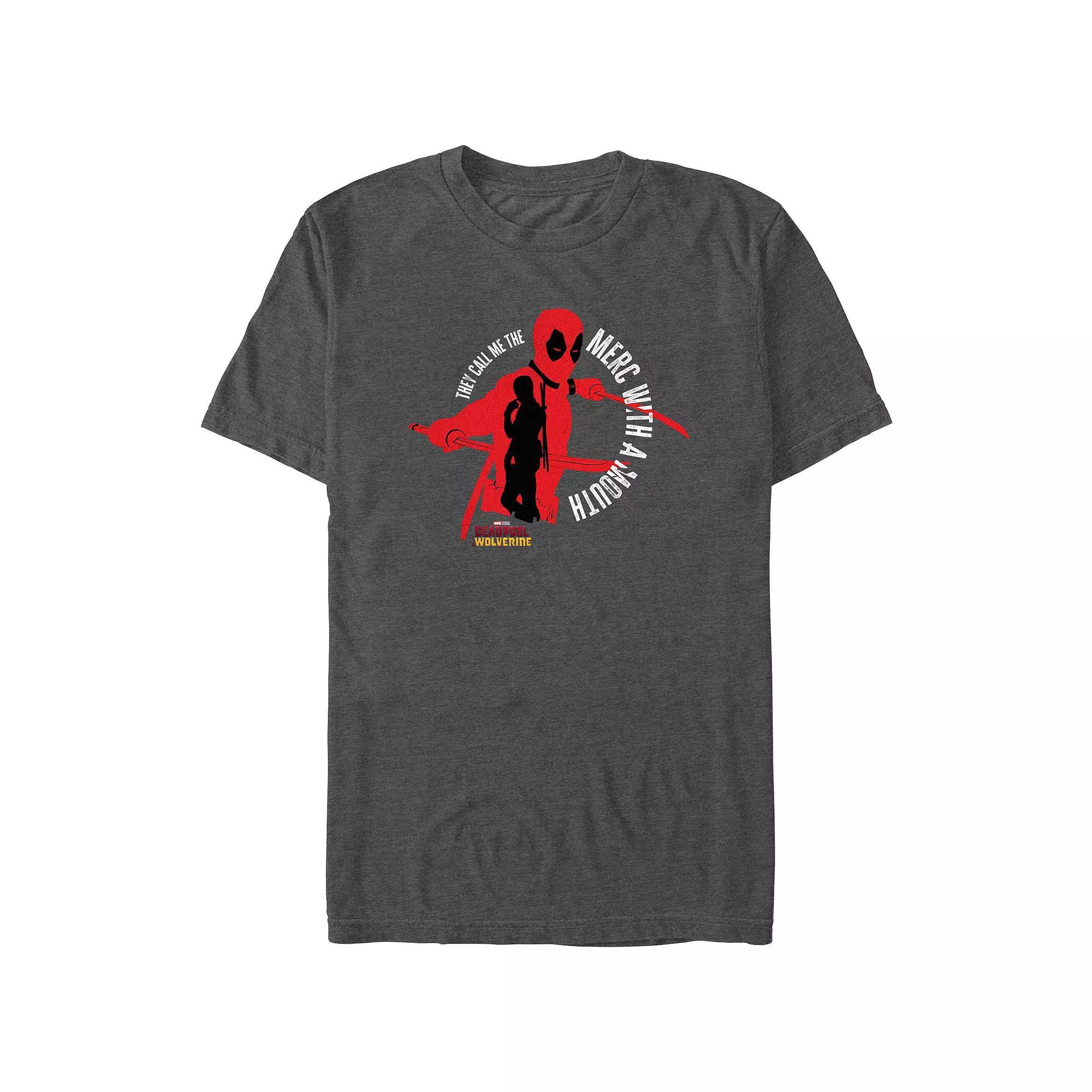 Big & Tall Marvel Deadpool & Wolverine Merc With A Mouth Graphic Tee, Men's,  Product Image