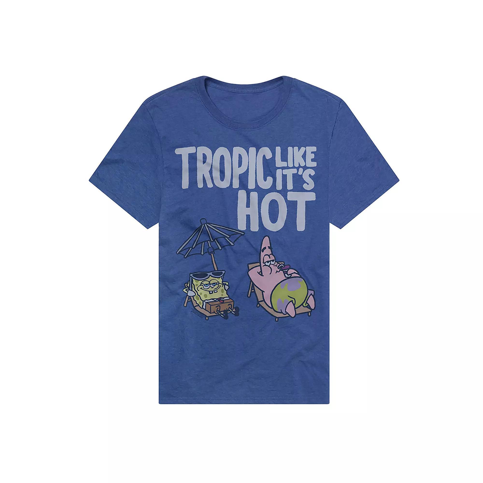 Men's SpongeBob SquarePants Tropic Like It's Hot Graphic Tee,  Product Image