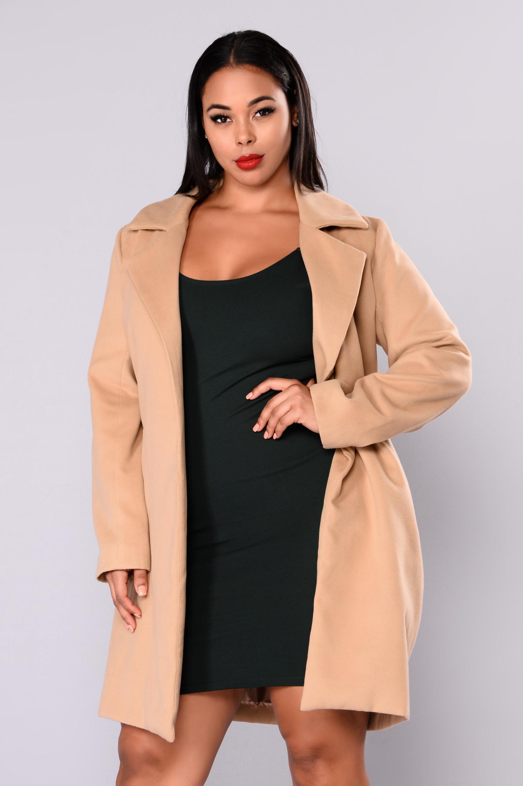 Upper East Side Coat - Camel Product Image