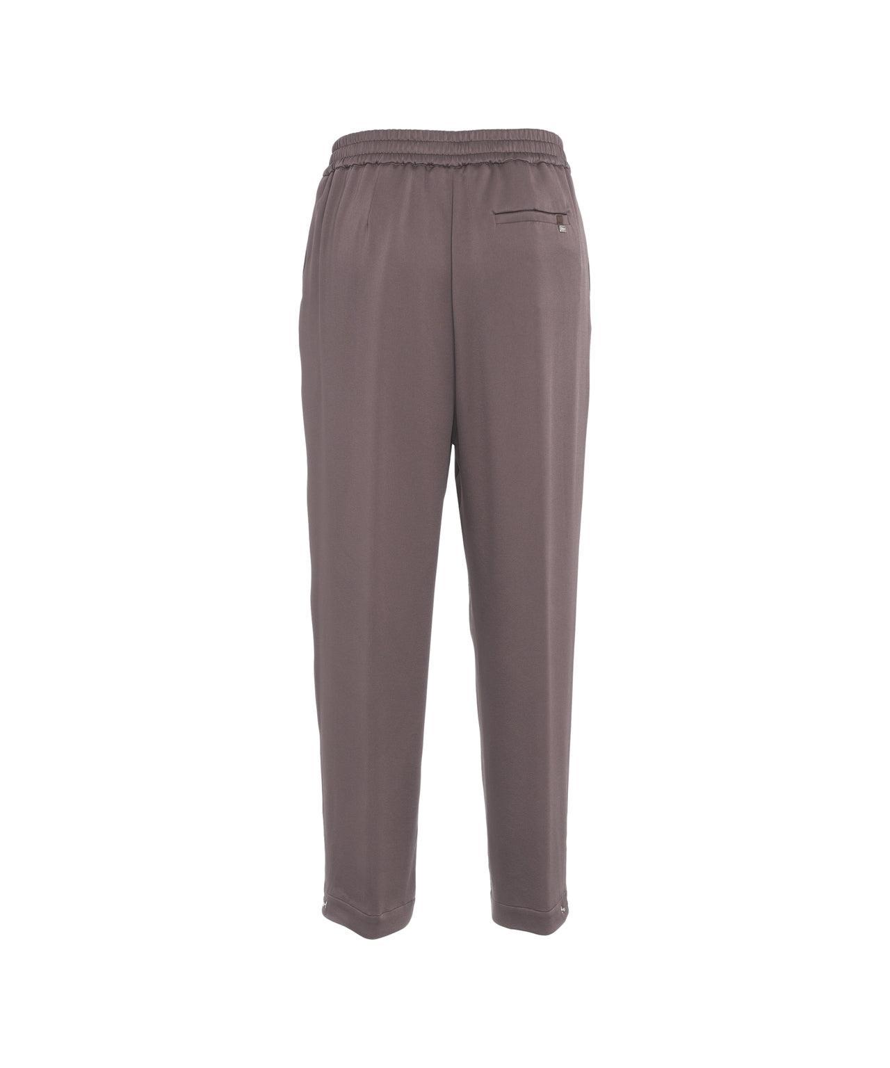 Pleated satin pants Product Image