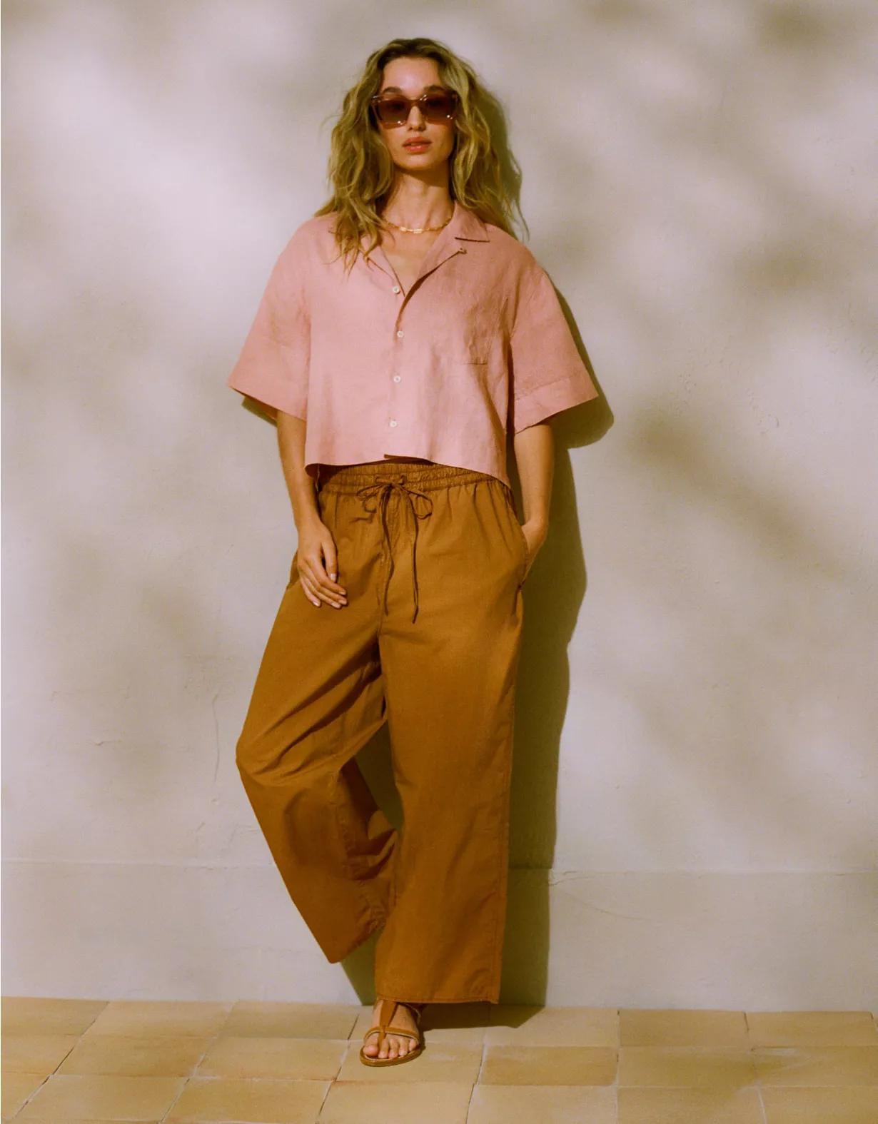 AE77 Premium Pull-On Poplin Pant Product Image