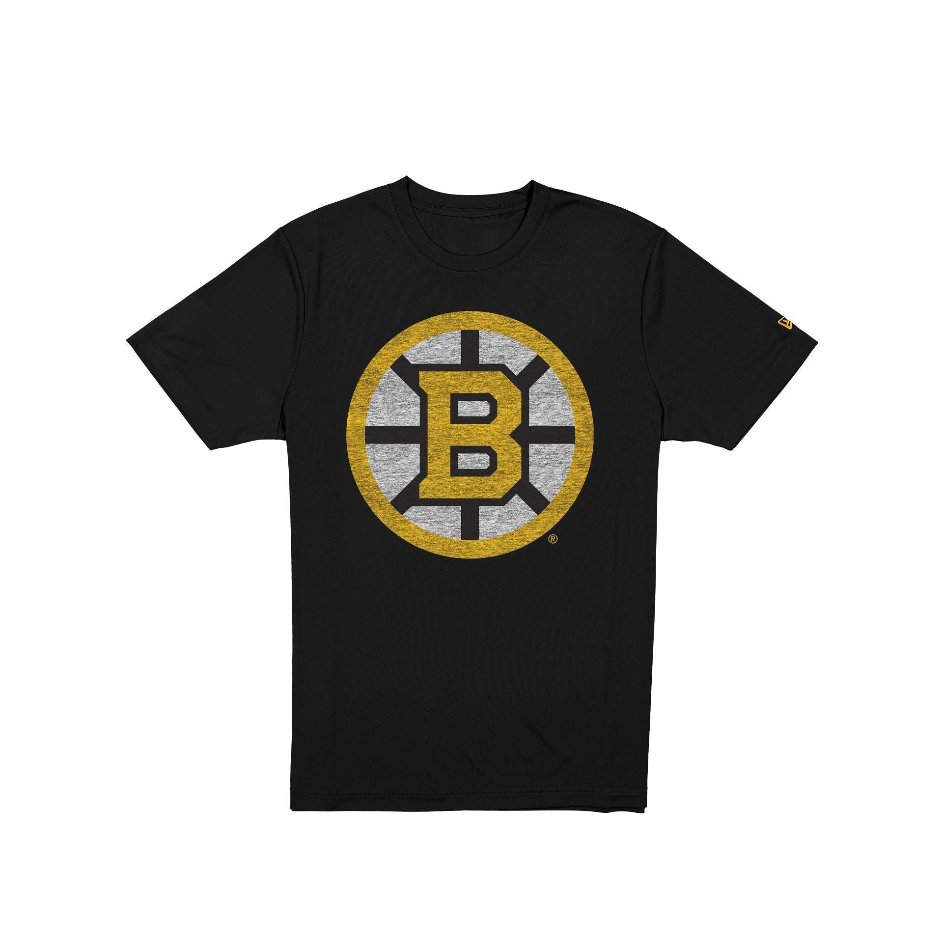 Boston Bruins Wash Logo Short-Sleeve T-Shirt Male Product Image