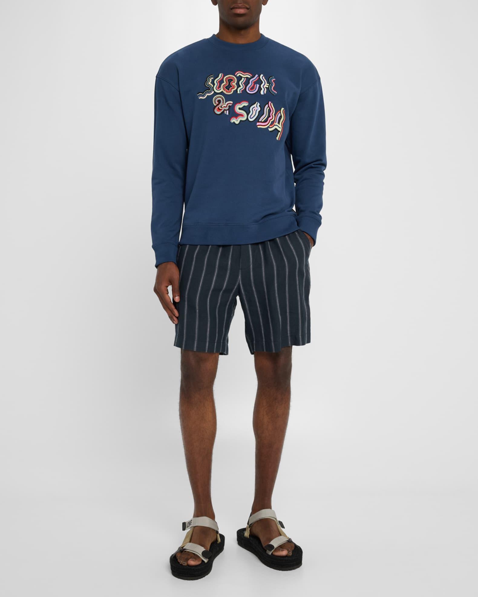 Men's Embroidered Relaxed-Fit Sweatshirt Product Image