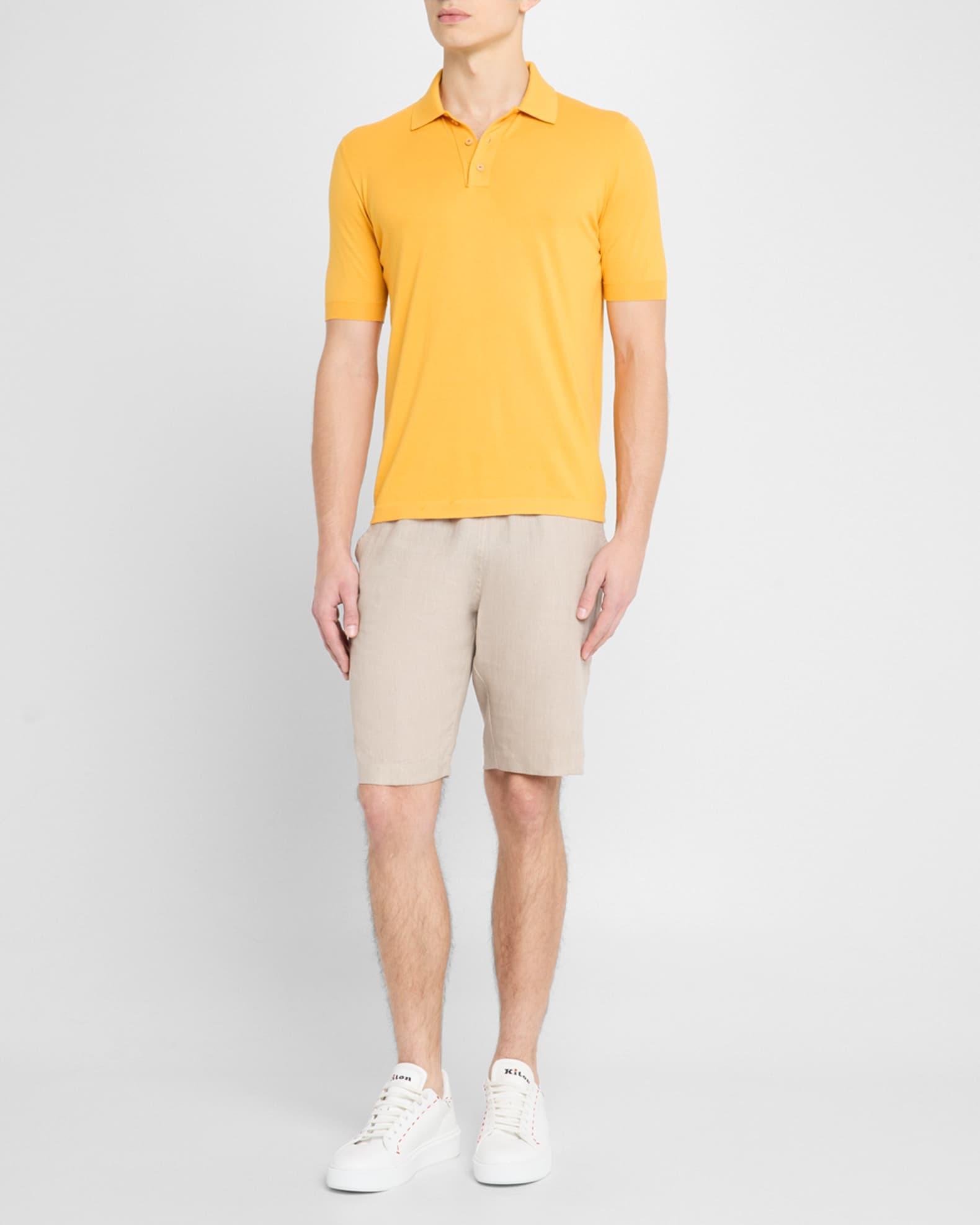 Men's Soft Cotton Polo Shirt Product Image