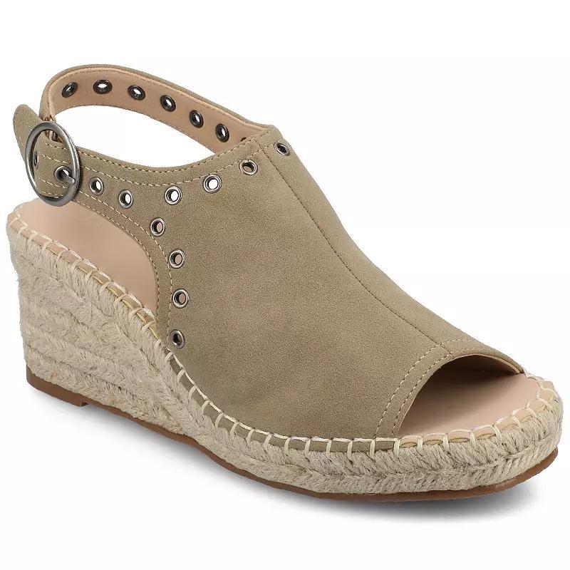 Journee Collection Womens Crisie Wedge Sandal Product Image