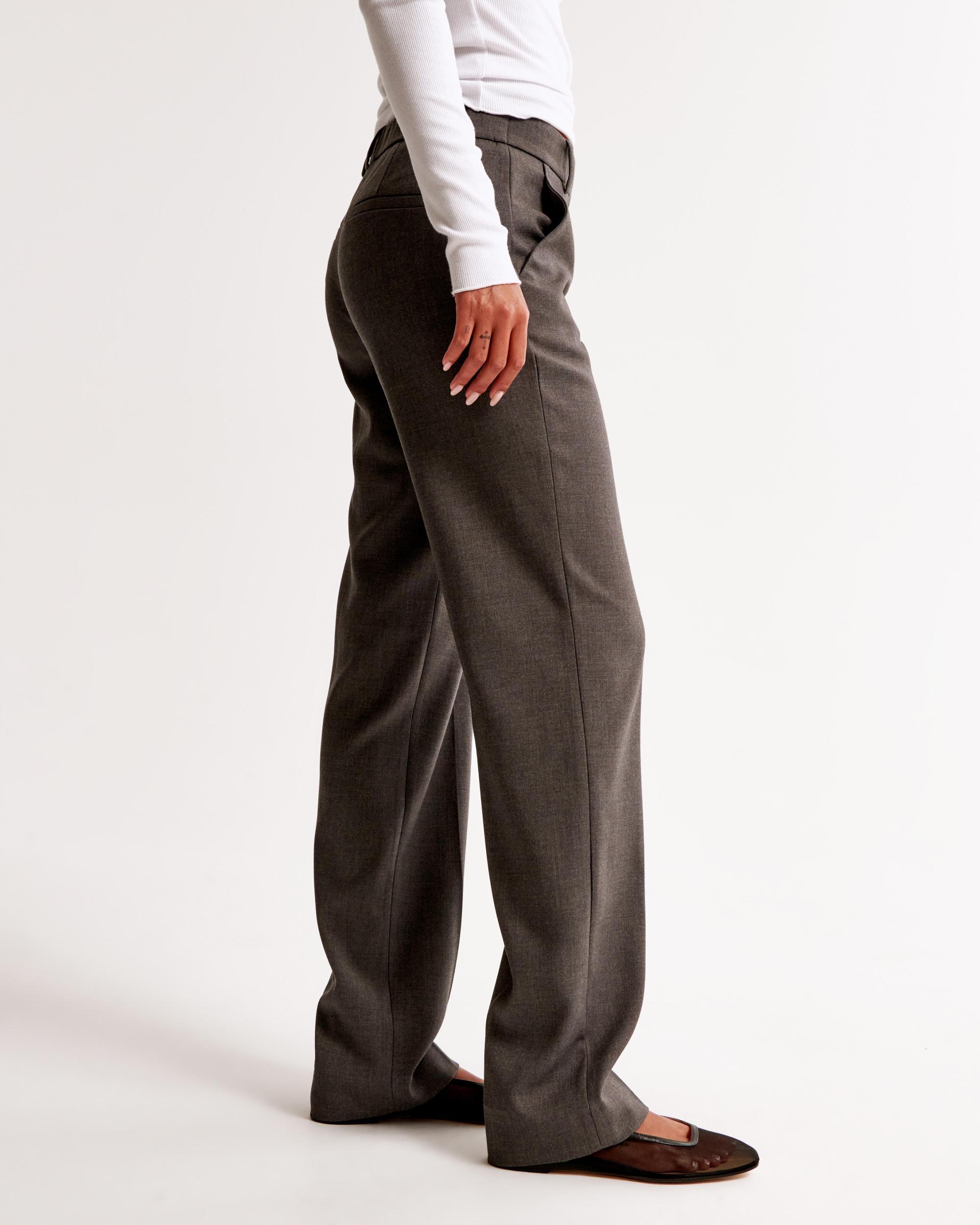 Low Rise Tailored Straight Pant Product Image