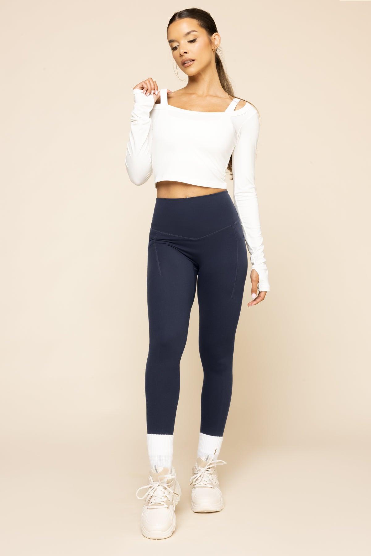 Supersculpt™ Leggings with Pockets - Cosmic Navy Product Image