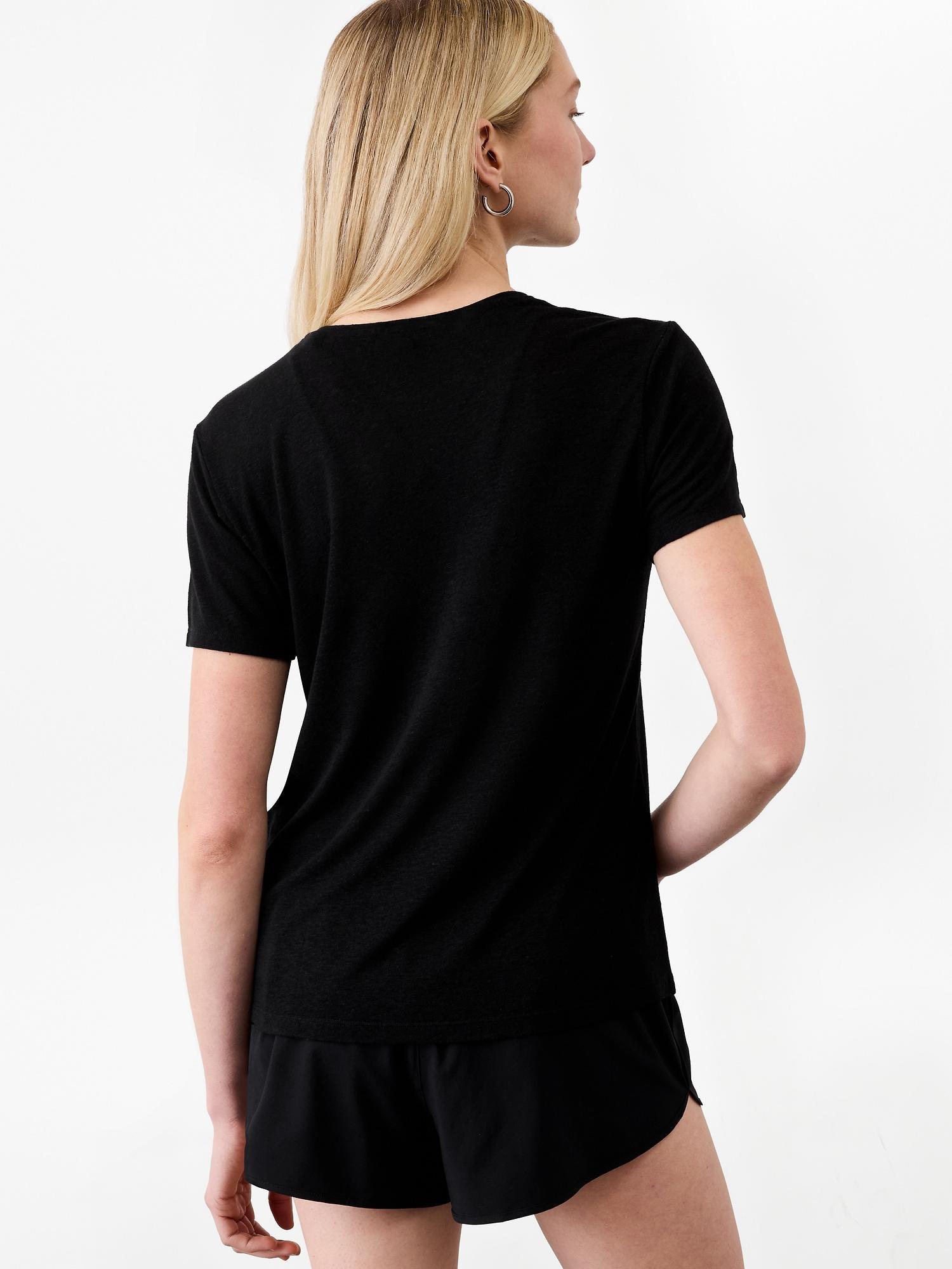 Getaway Linen Blend Tee Product Image