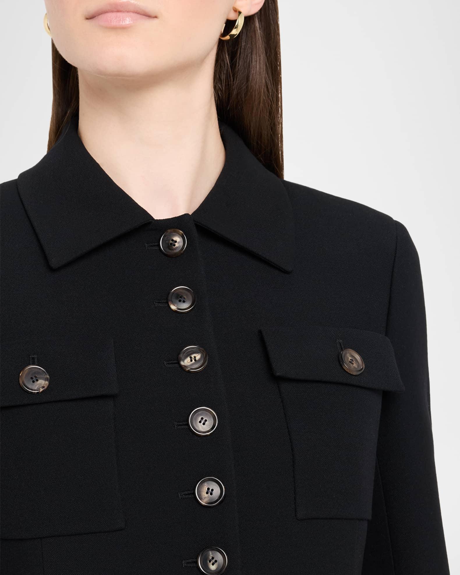 Delia Single-Breasted Wool Double-Face Jacket Product Image