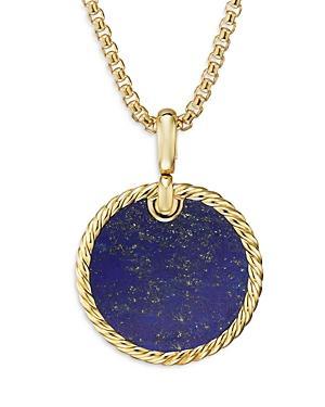 Womens DY Elements Disc Pendant in 18K Yellow Gold Product Image