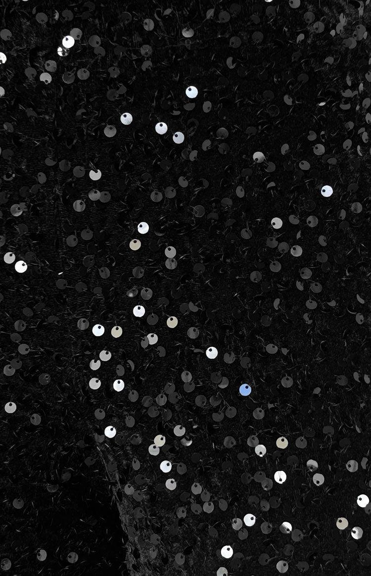 Glimmer Glimmer Black Sequin Pants Product Image