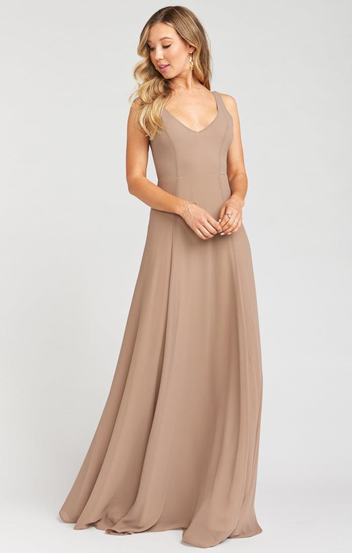 Jenn Maxi Dress ~ Emerald Chiffon Product Image