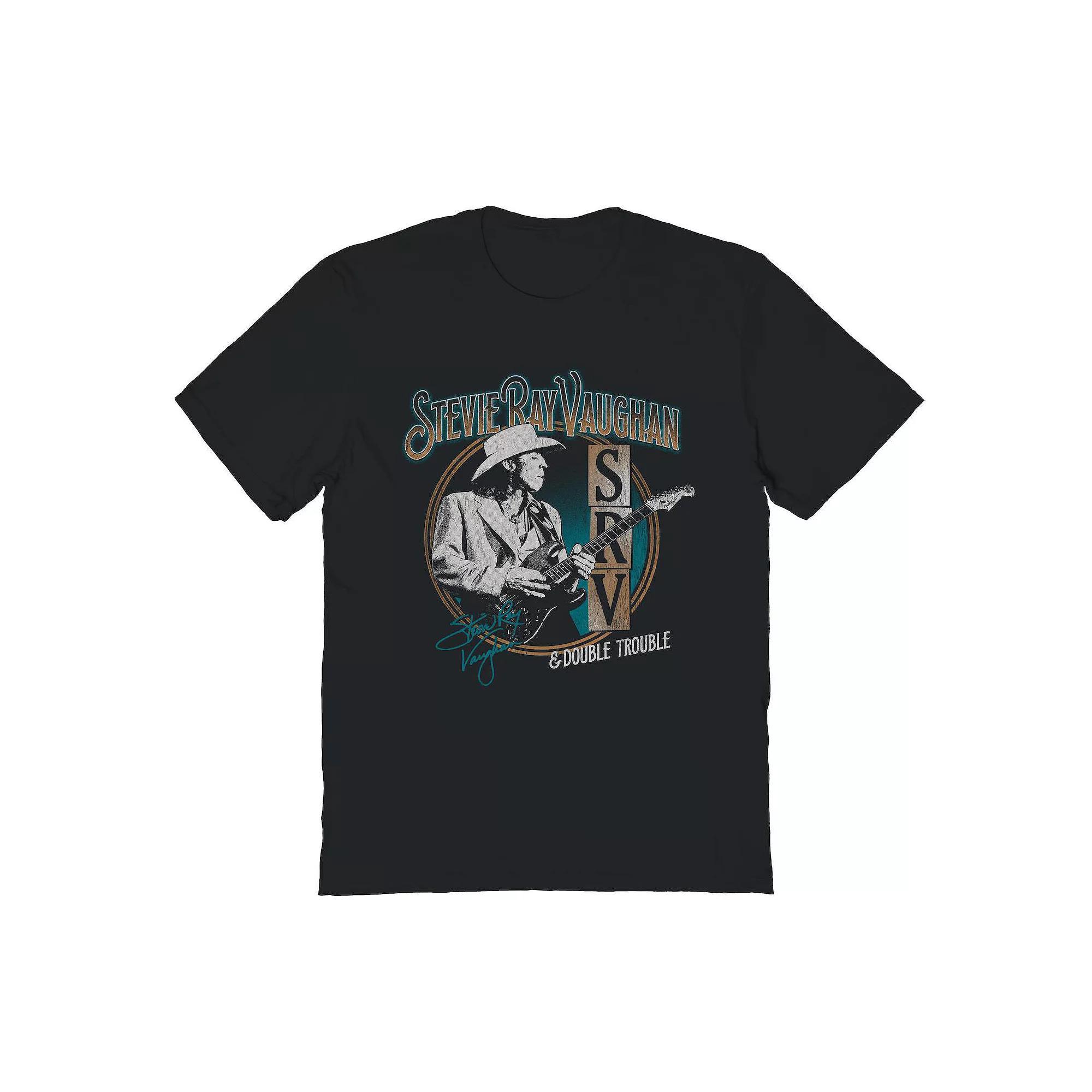 Men's Stevie Ray Vaughn SRV Double Trouble Transparent Graphic Tee, Adult Unisex,  Product Image