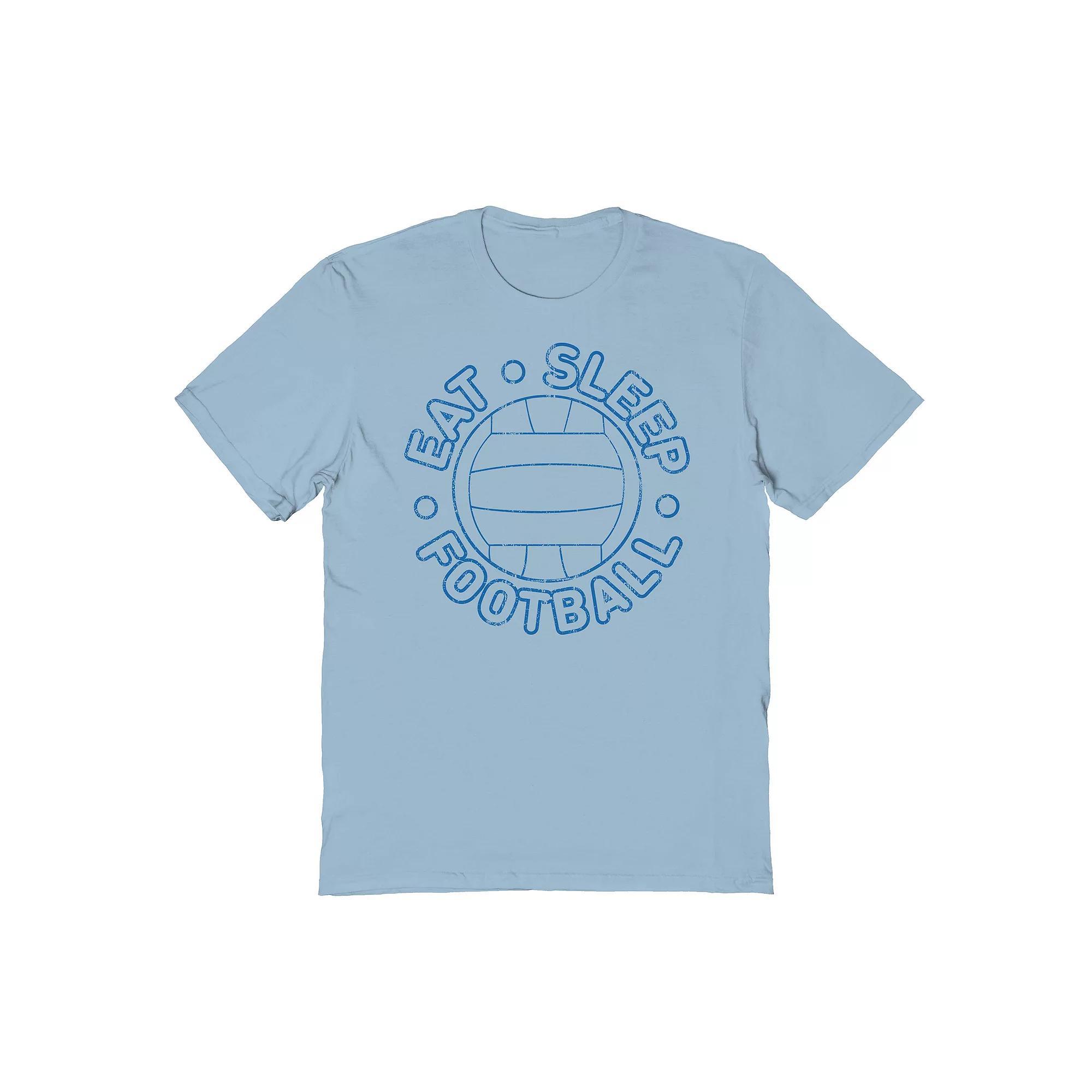 Men's Duke & Sons Eat Sleep Football Graphic Tee, Adult Unisex,  Product Image