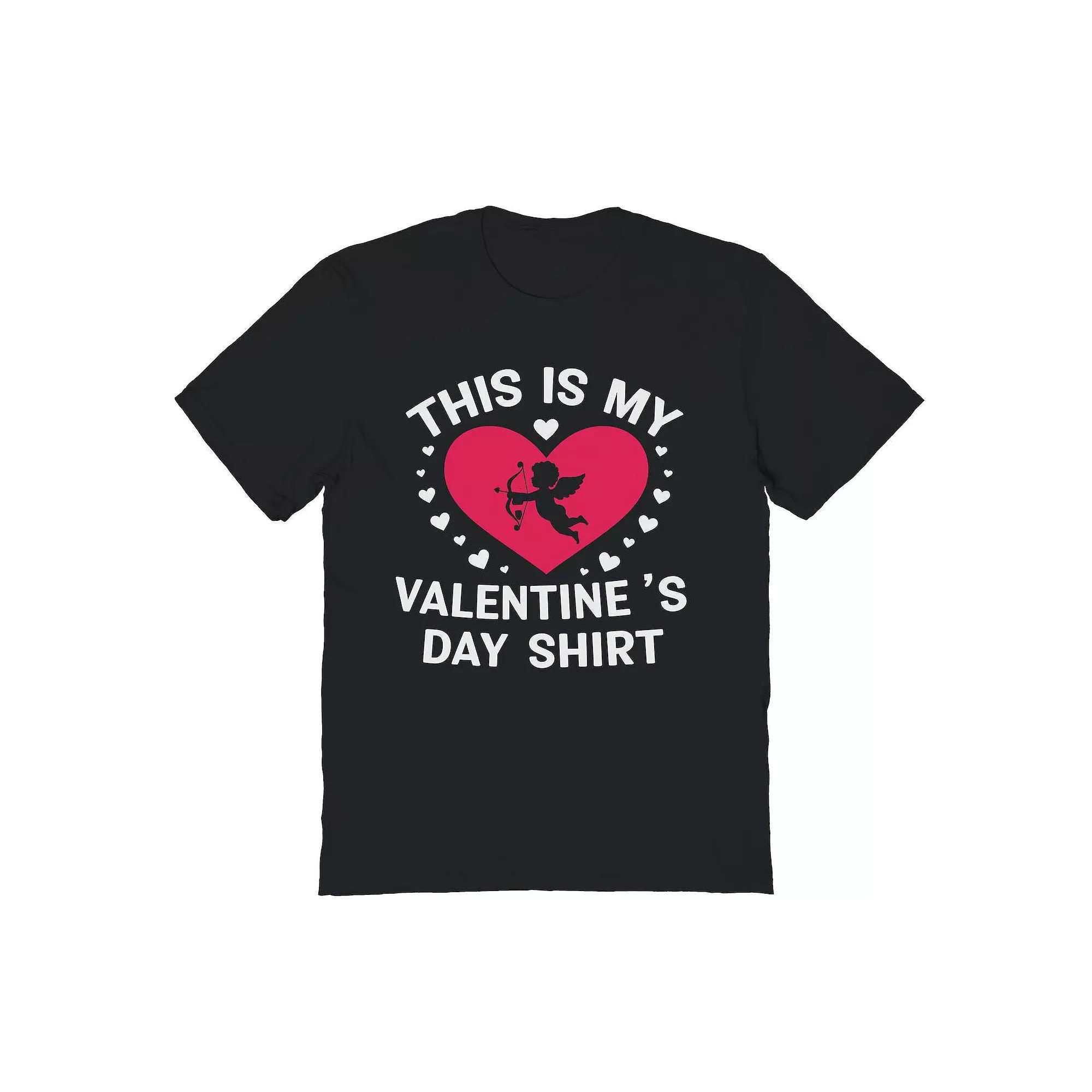 Men's This Is My Valentine's Day Graphic Tee, Adult Unisex,  Product Image