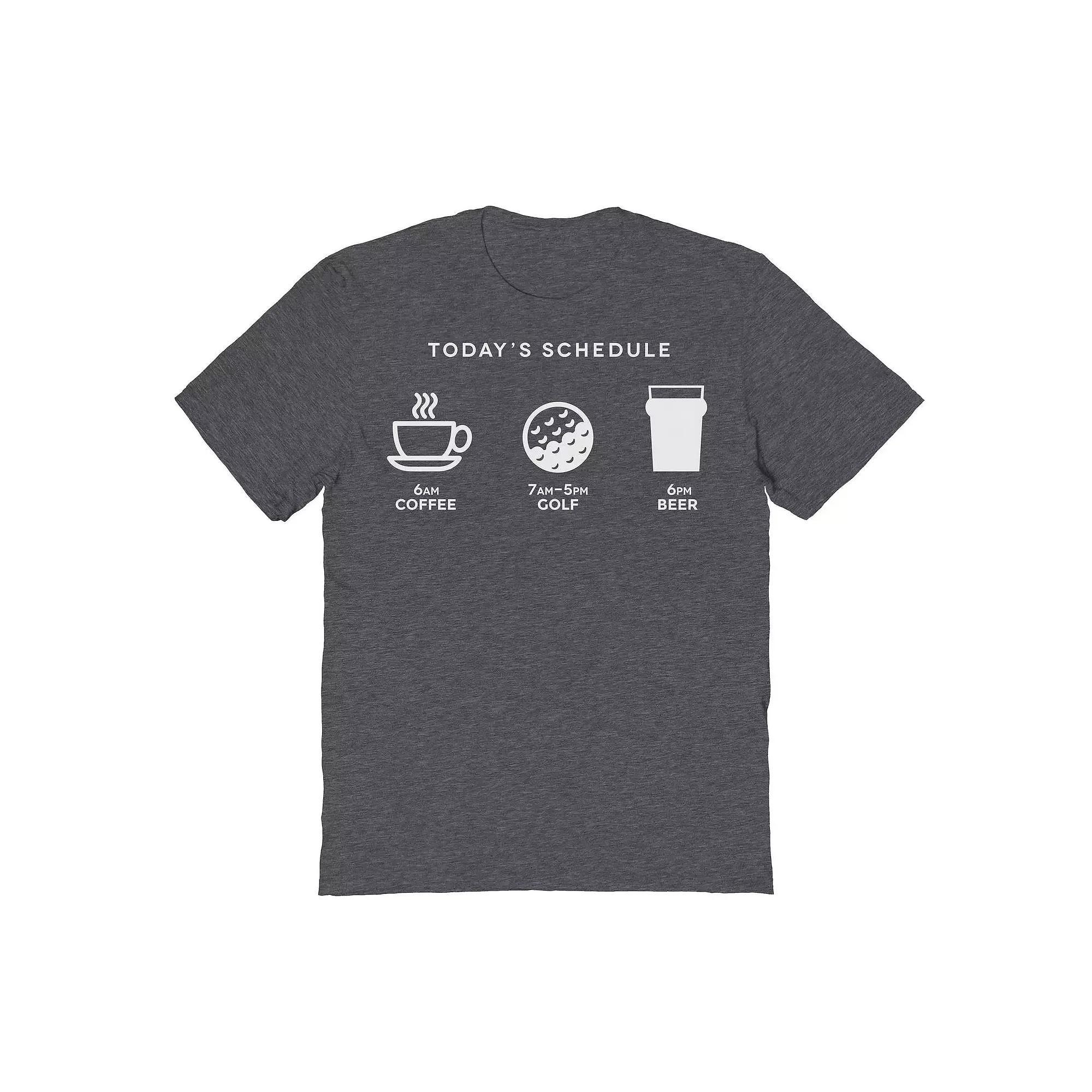 Men's Duke & Sons Golf Schedule Graphic Tee, Adult Unisex,  Product Image