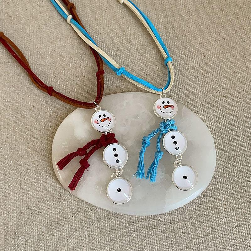 Snowman Necklace Product Image