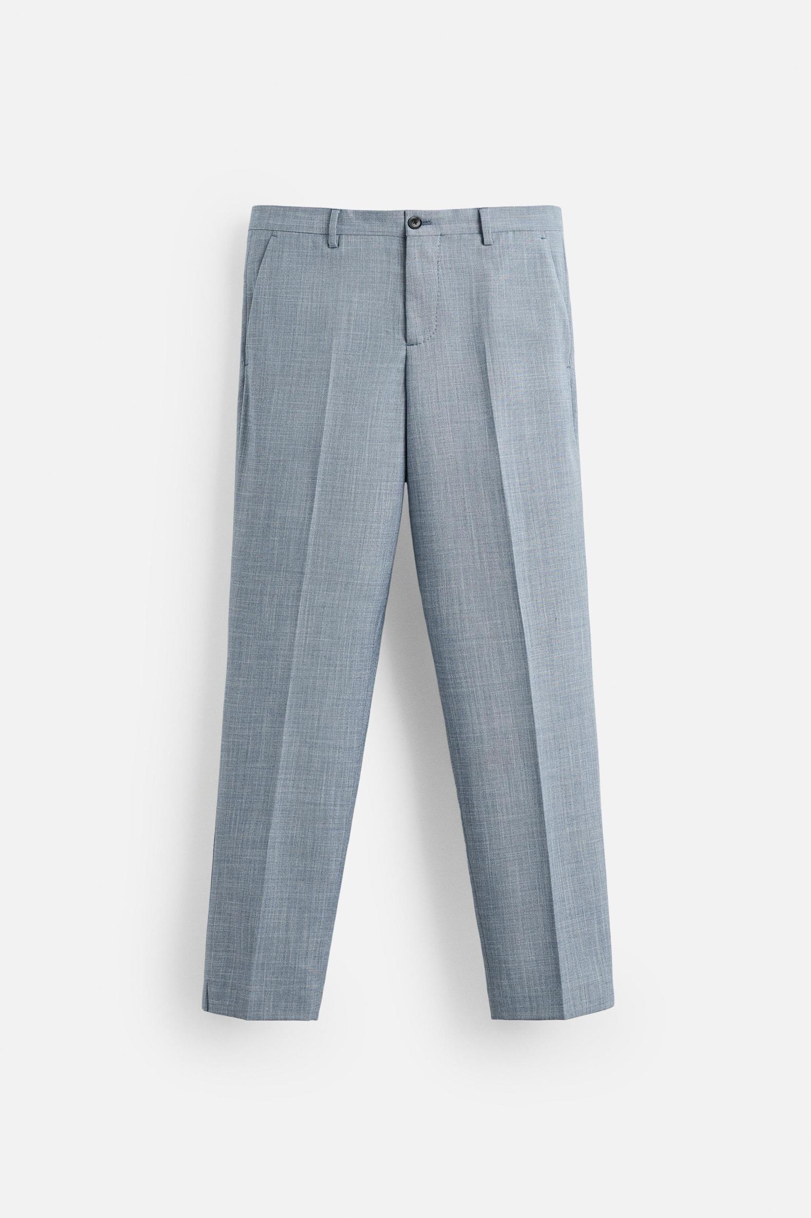 TEXTURED SUIT PANTS Product Image